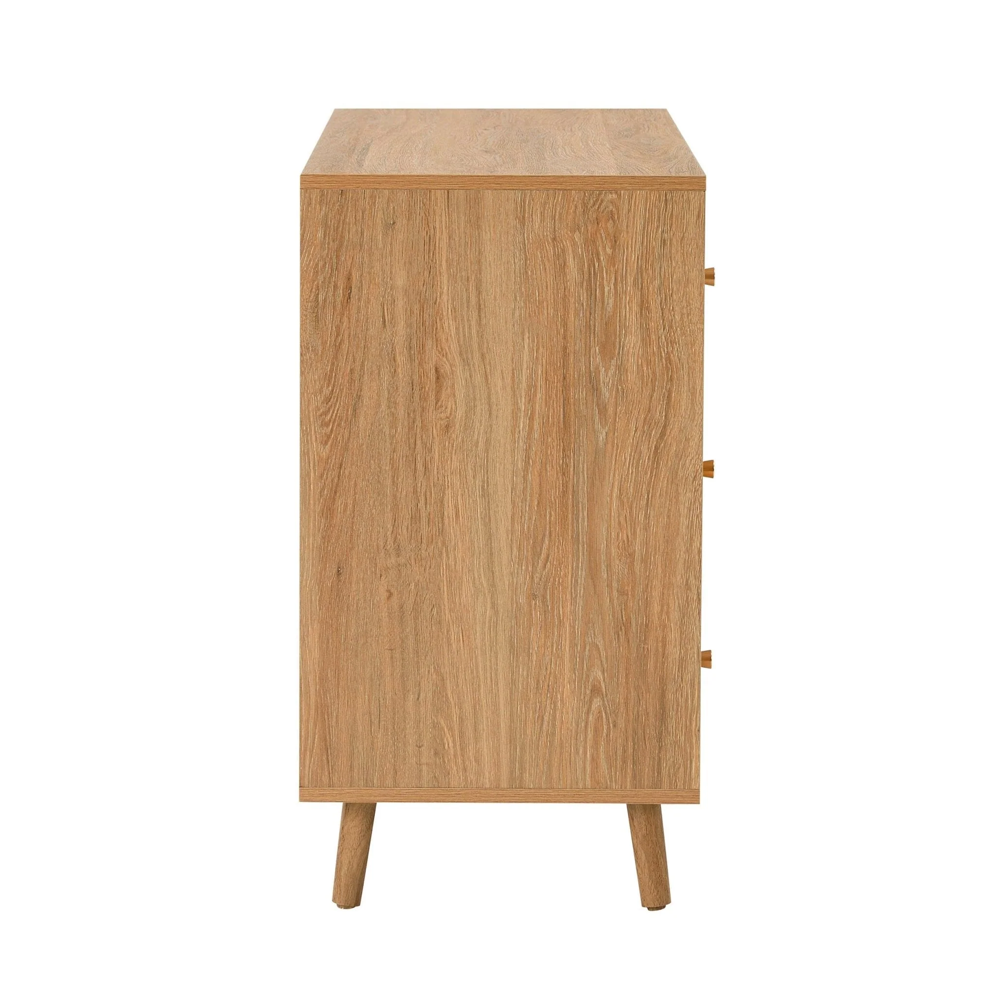 Dora 3 Drawer Chest - Light Wood - Image 4