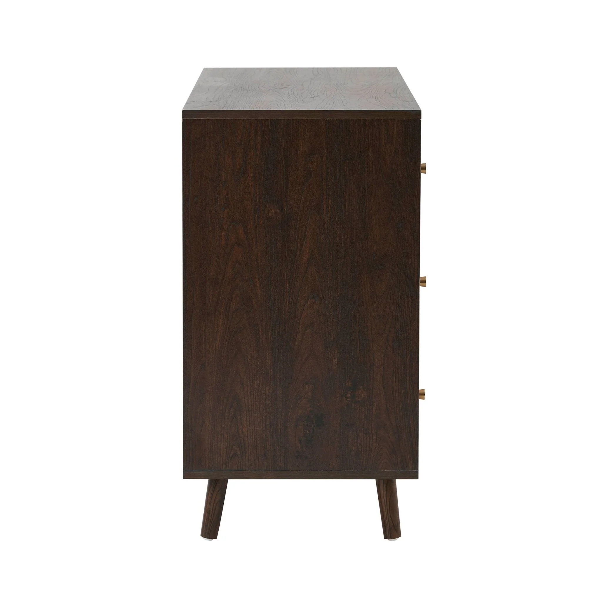 Dora 3 Drawer Chest - Walnut - Image 4