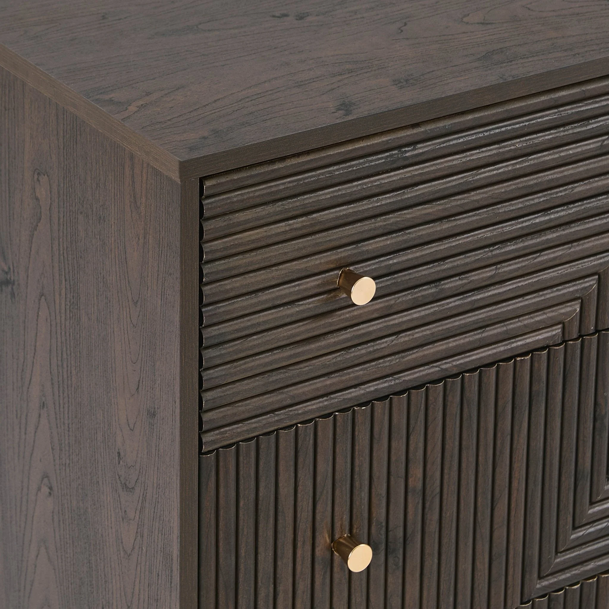 Dora 3 Drawer Chest - Walnut - Image 5