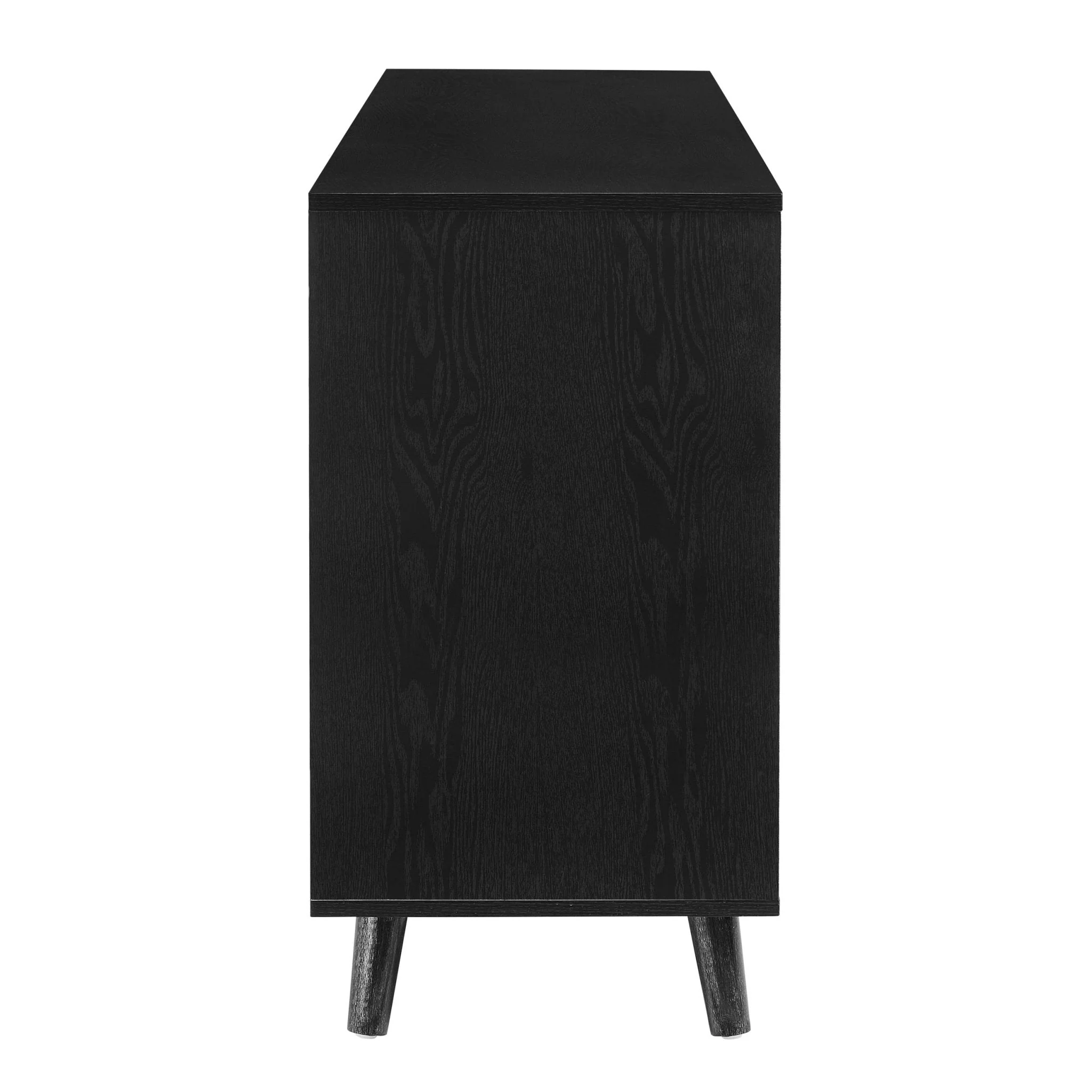 Dora Large Sideboard with Drawers - Black - Image 4
