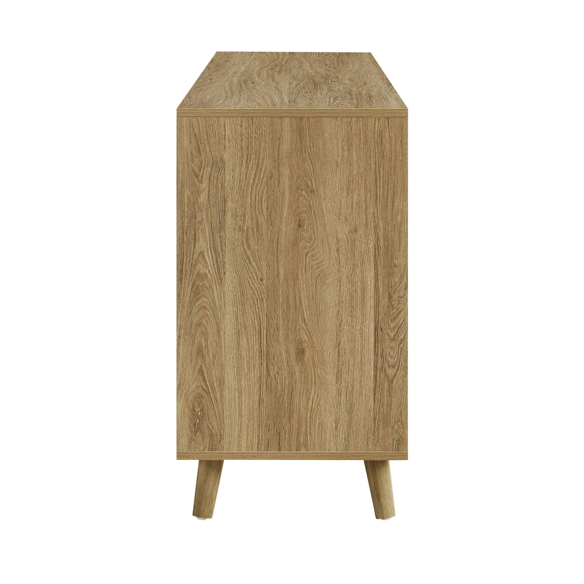 Dora Large Sideboard with Drawers - Light Wood - Image 5