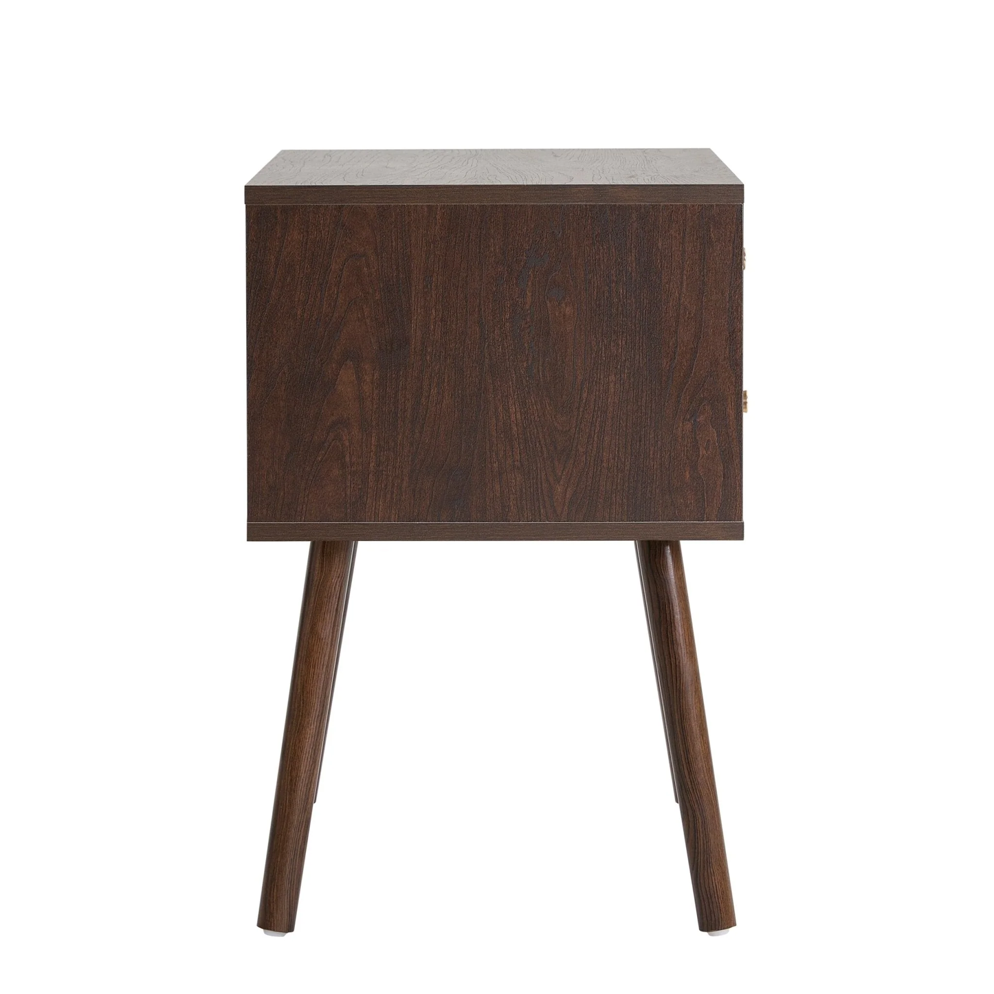 Dora 2 Drawer Nightstand - Walnut - Image 5