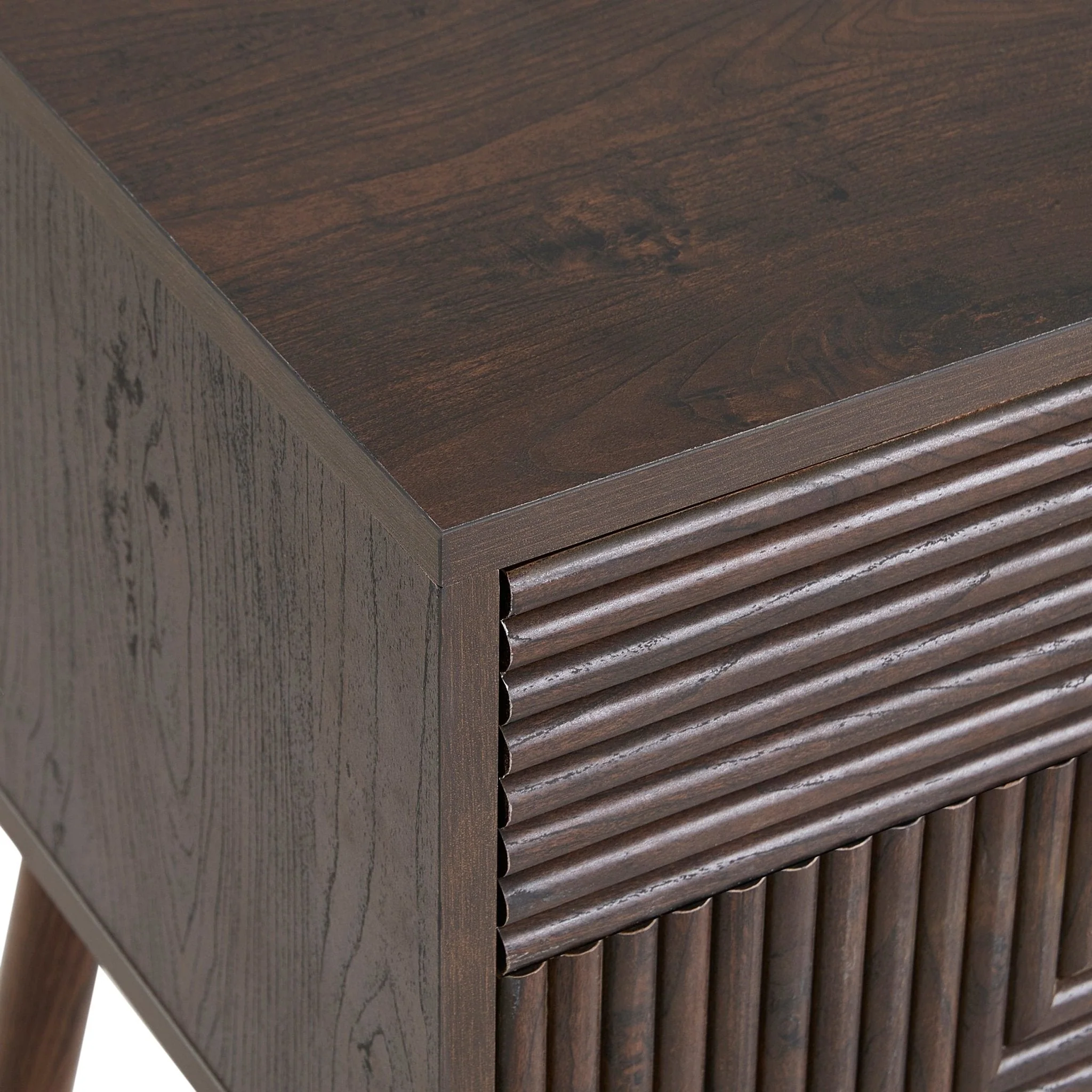 Dora 2 Drawer Nightstand - Walnut - Image 6