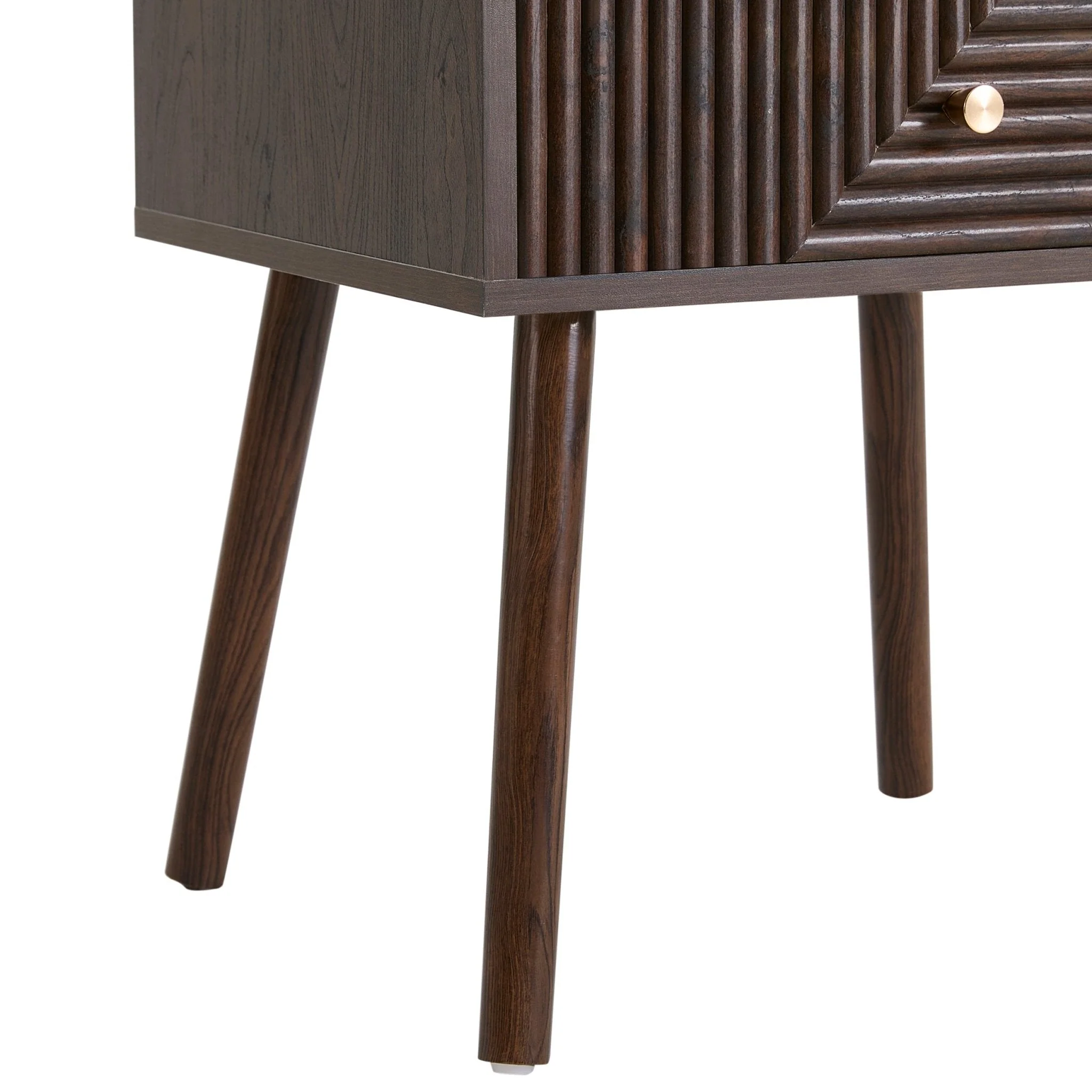 Dora 2 Drawer Nightstand - Walnut - Image 7