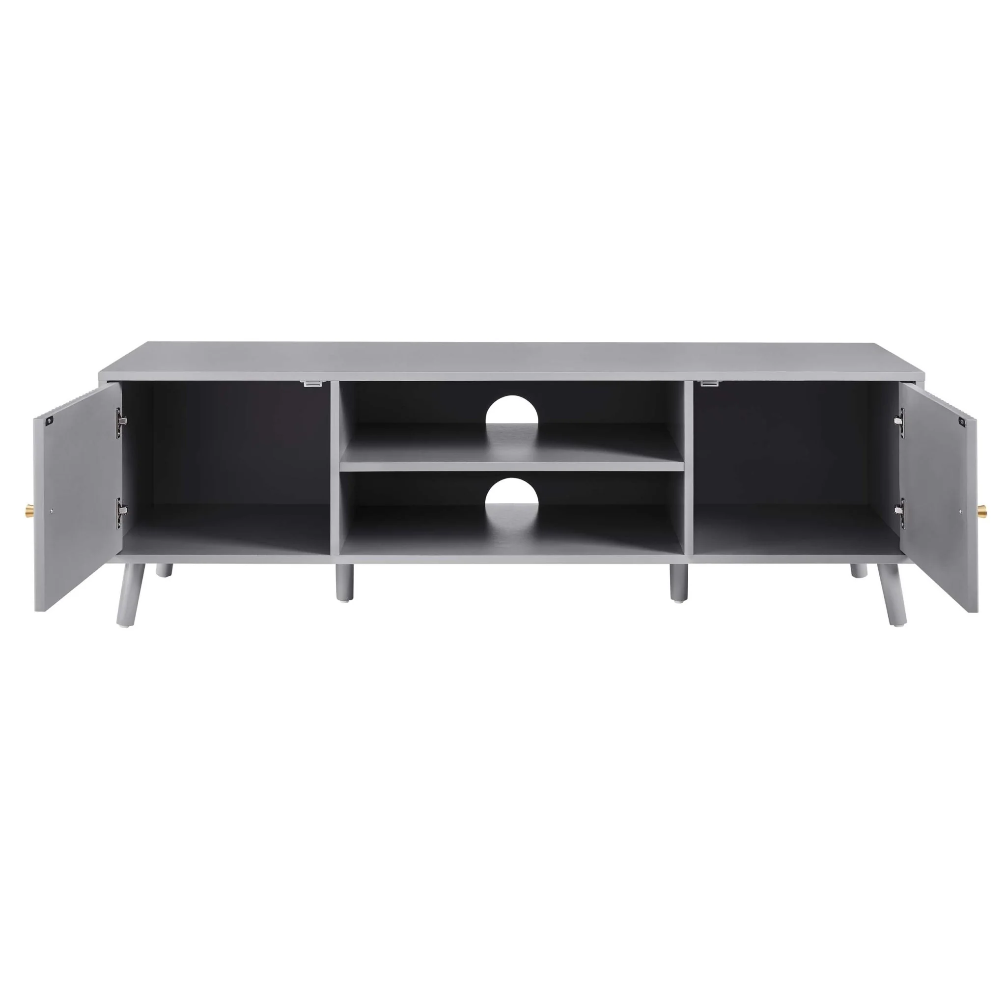 Dora TV Unit for TVs up to 60"- Light Grey - Image 5