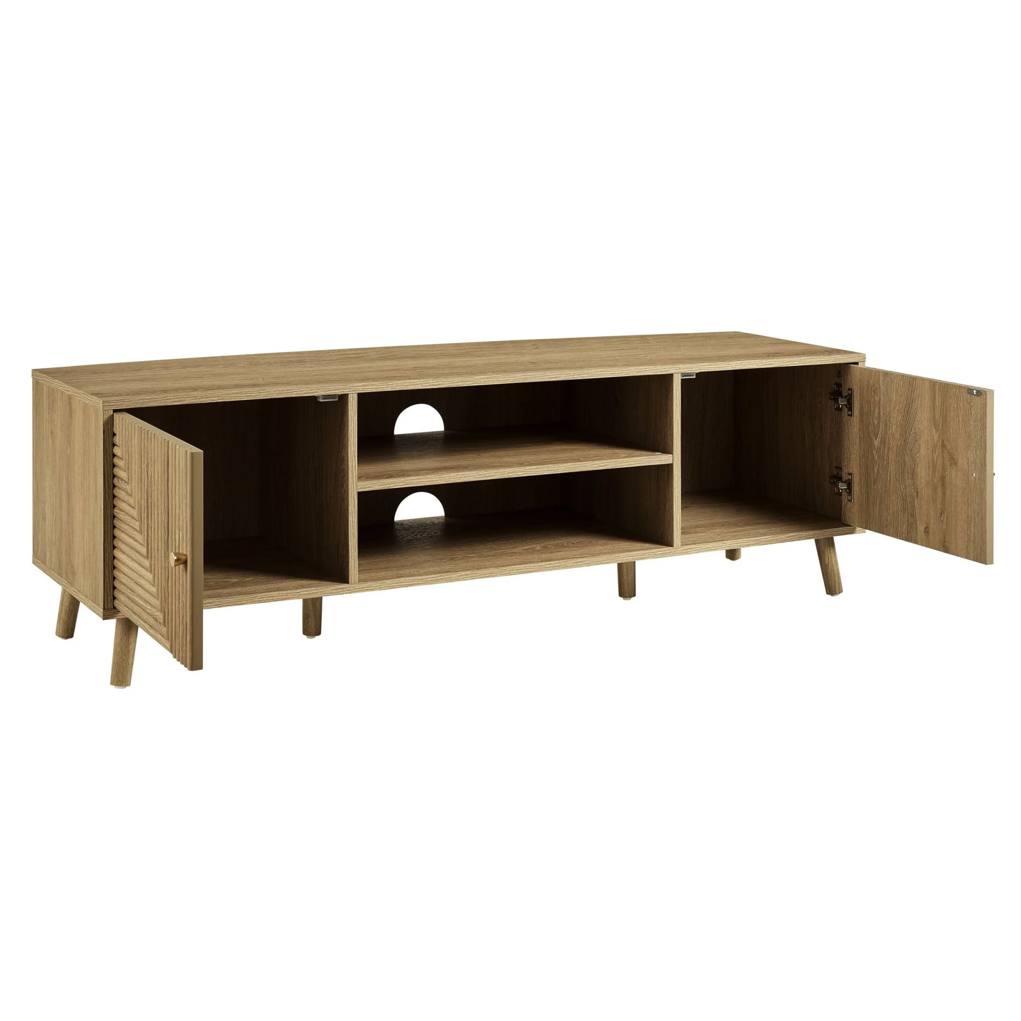 Dora TV Unit for TVs up to 60" - Light Wood - Image 5