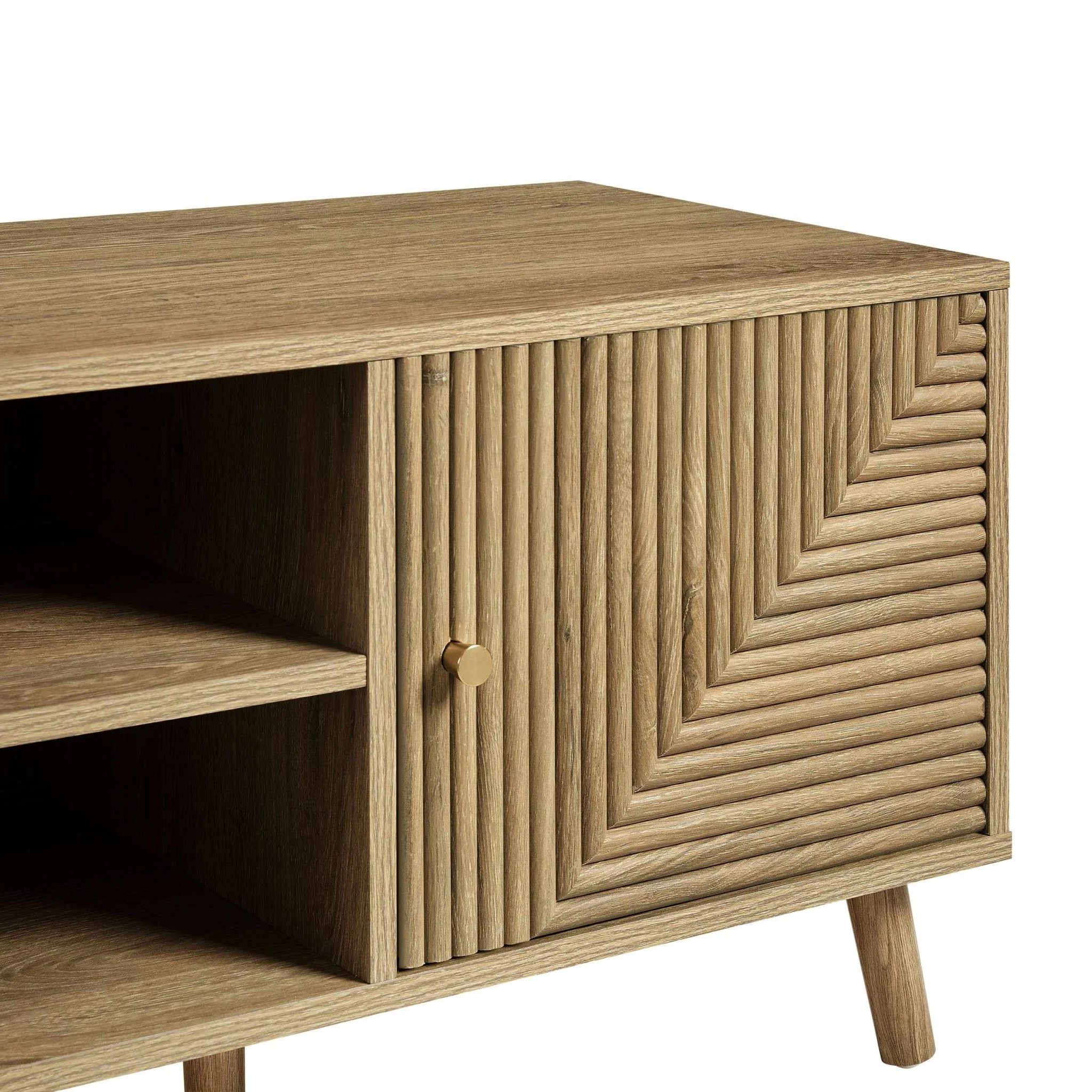 Dora TV Unit for TVs up to 60" - Light Wood - Image 8
