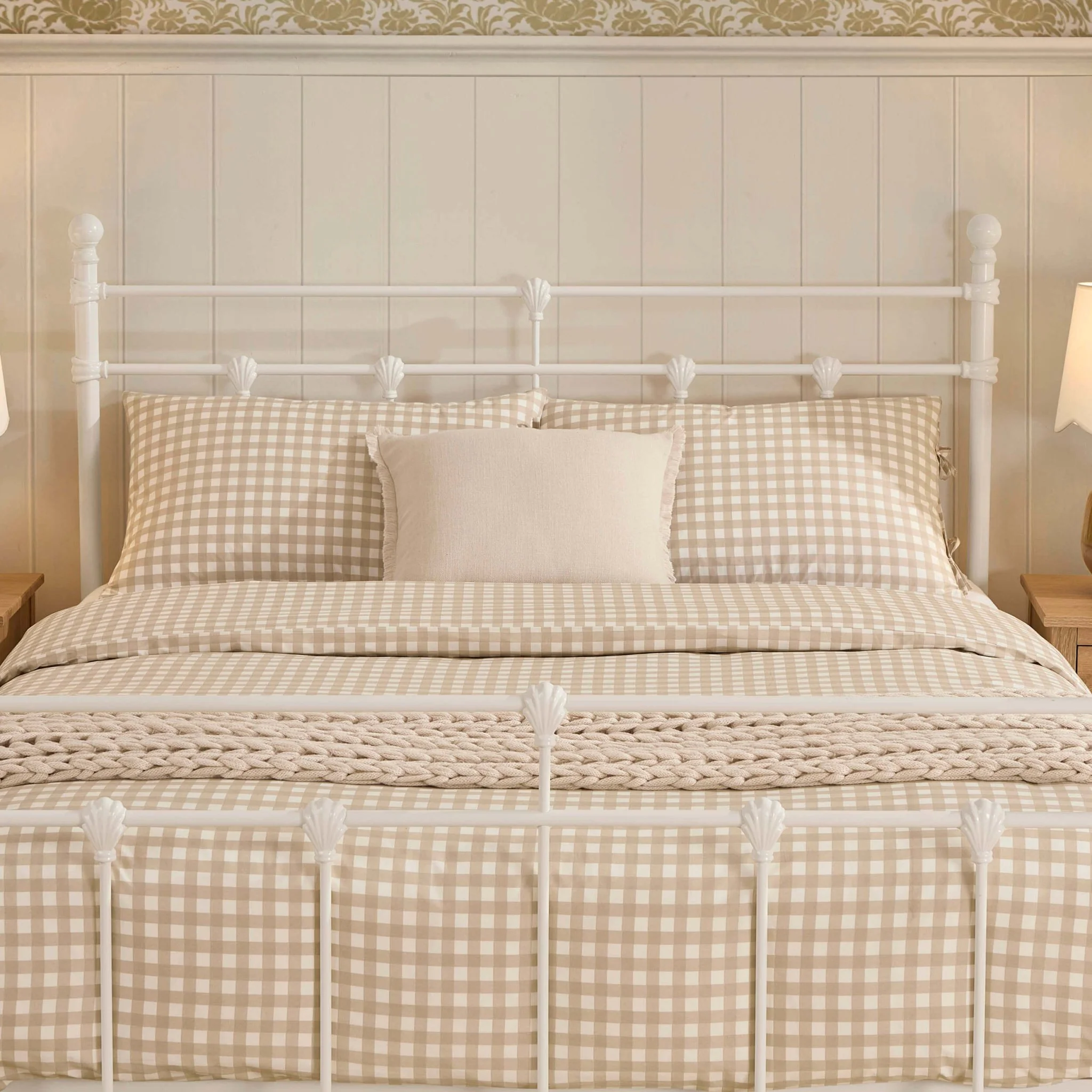Dorset Metal Bed Frame - White - Image 6