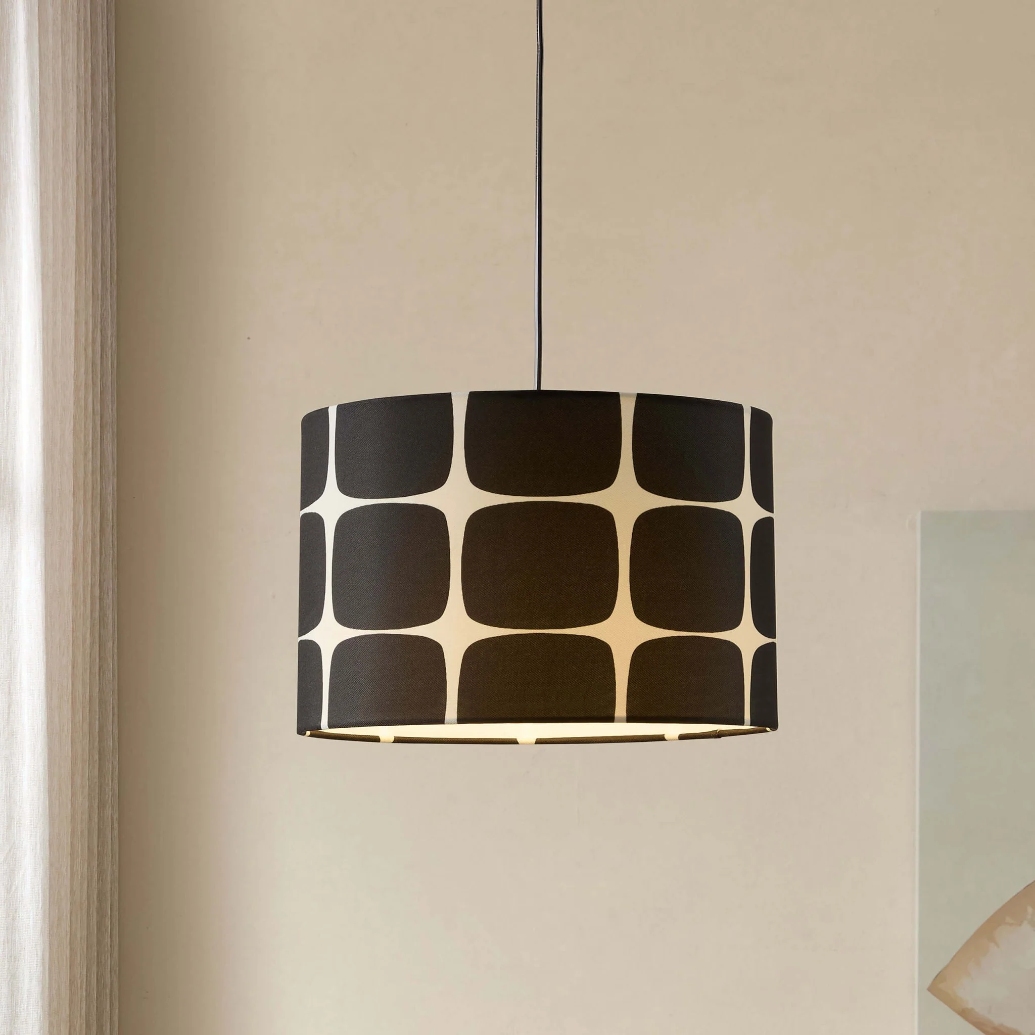 Drew Geometric Ceiling Shade - Black - Image 2