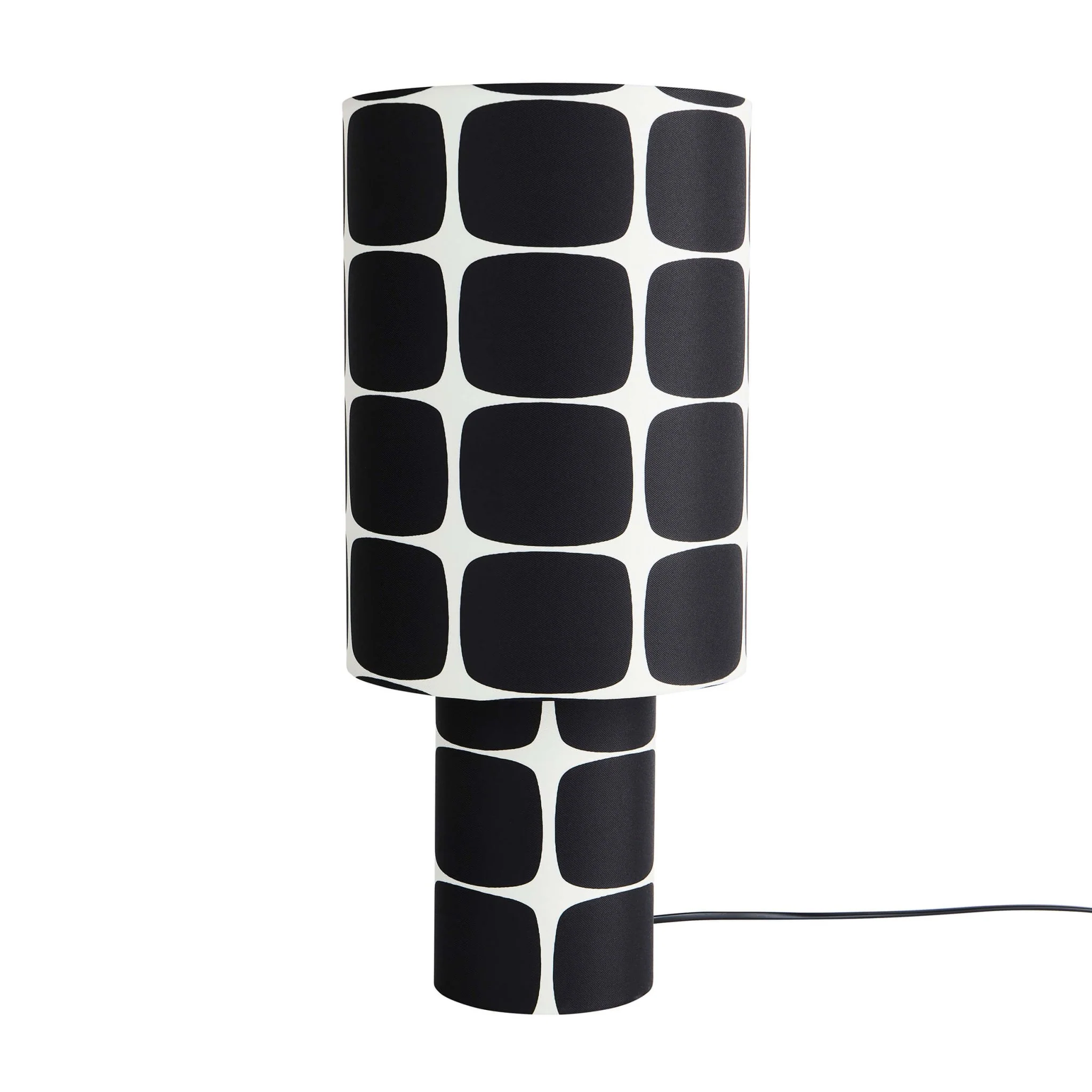 Drew Geometric Table Lamp - Black/White - Image 4