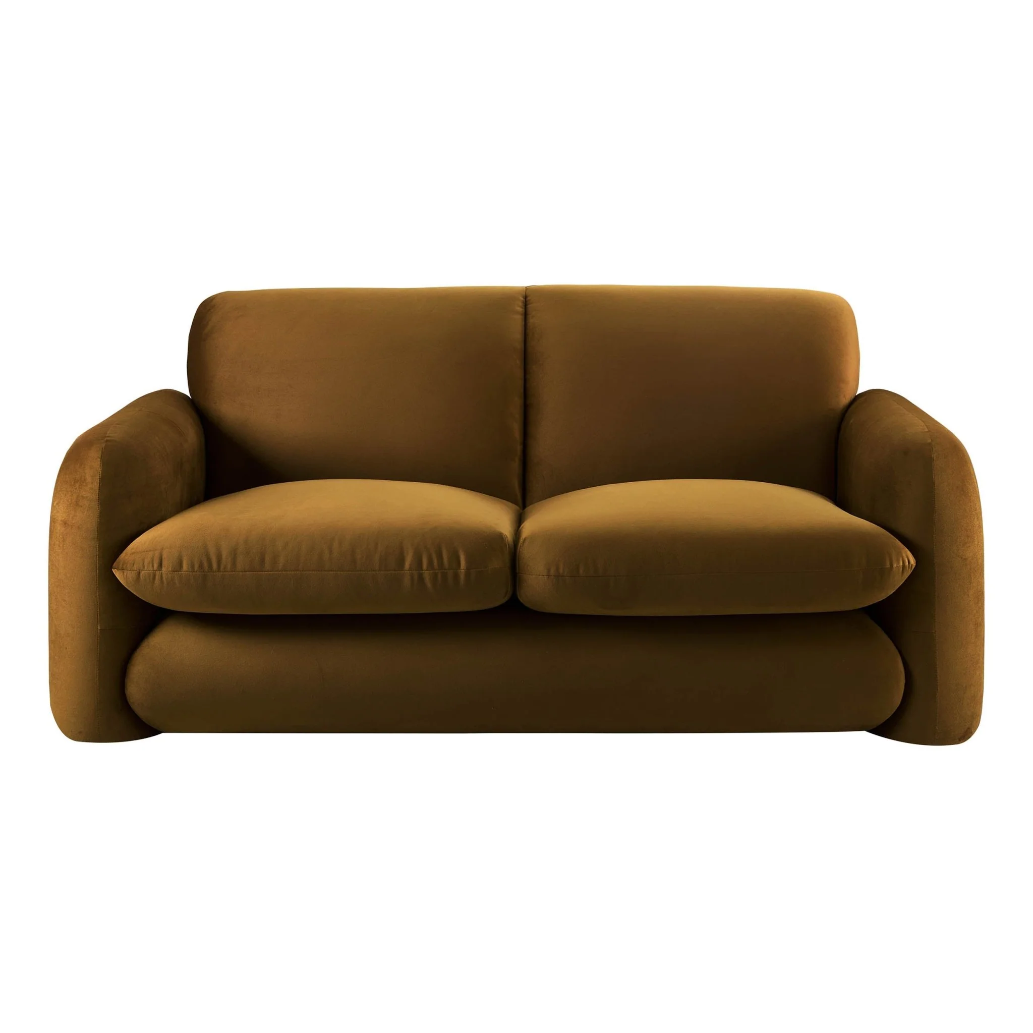 Dublin 2 Seater Sofa- Muted Gold - Image 3