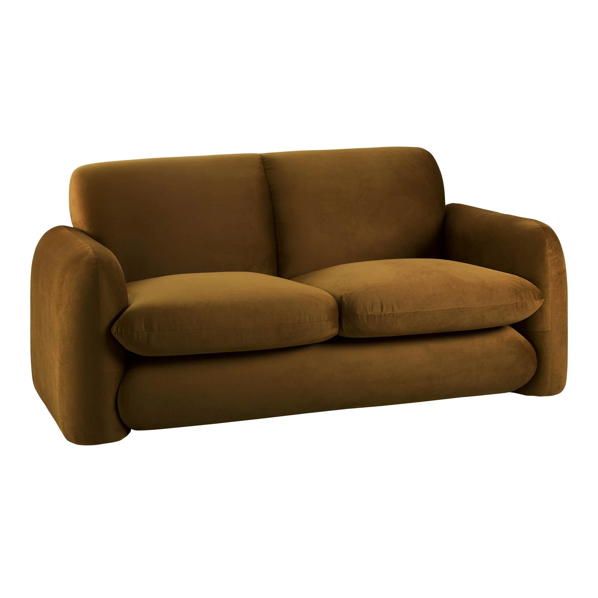 Dublin 2 Seater Sofa- Muted Gold - Image 4