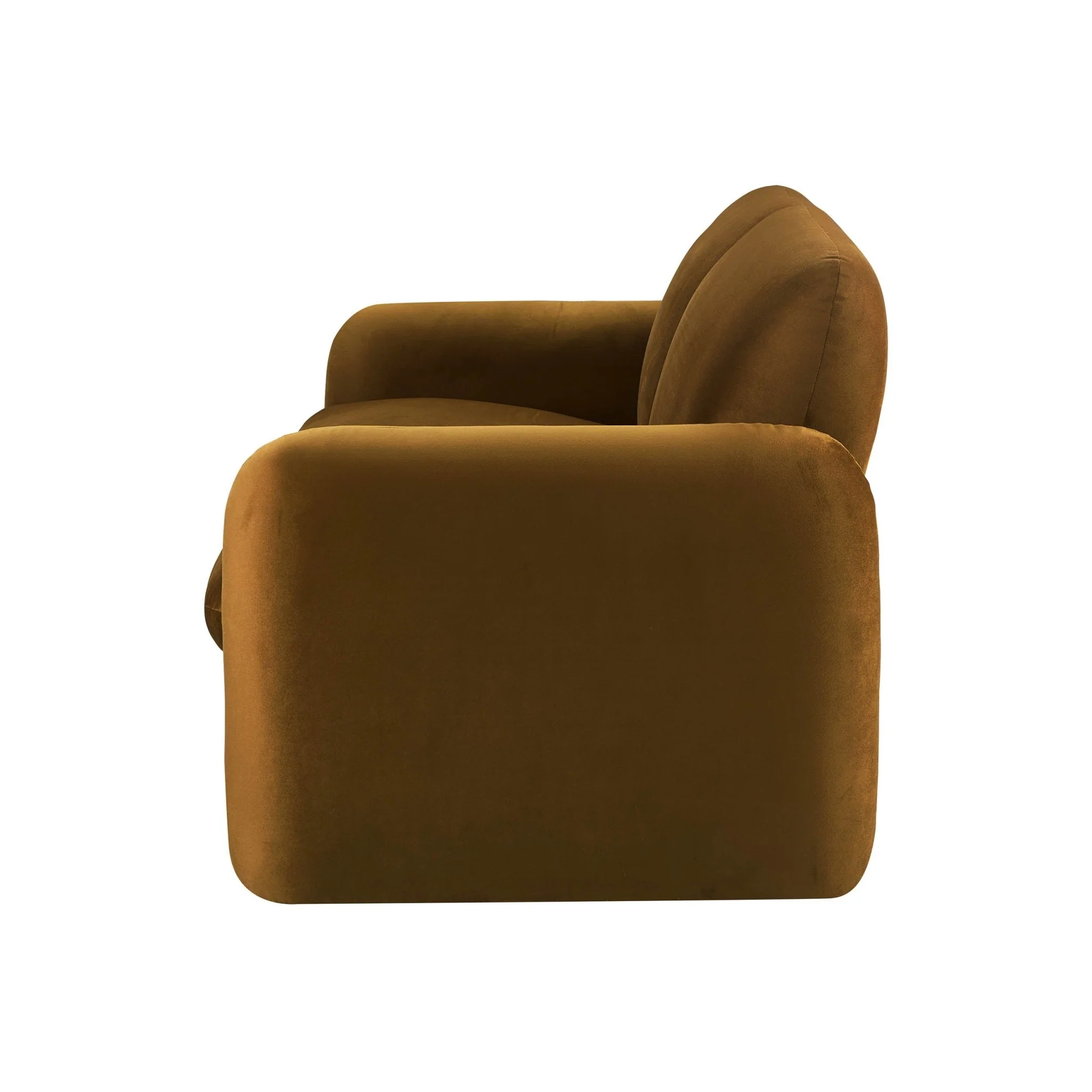 Dublin 2 Seater Sofa- Muted Gold - Image 6