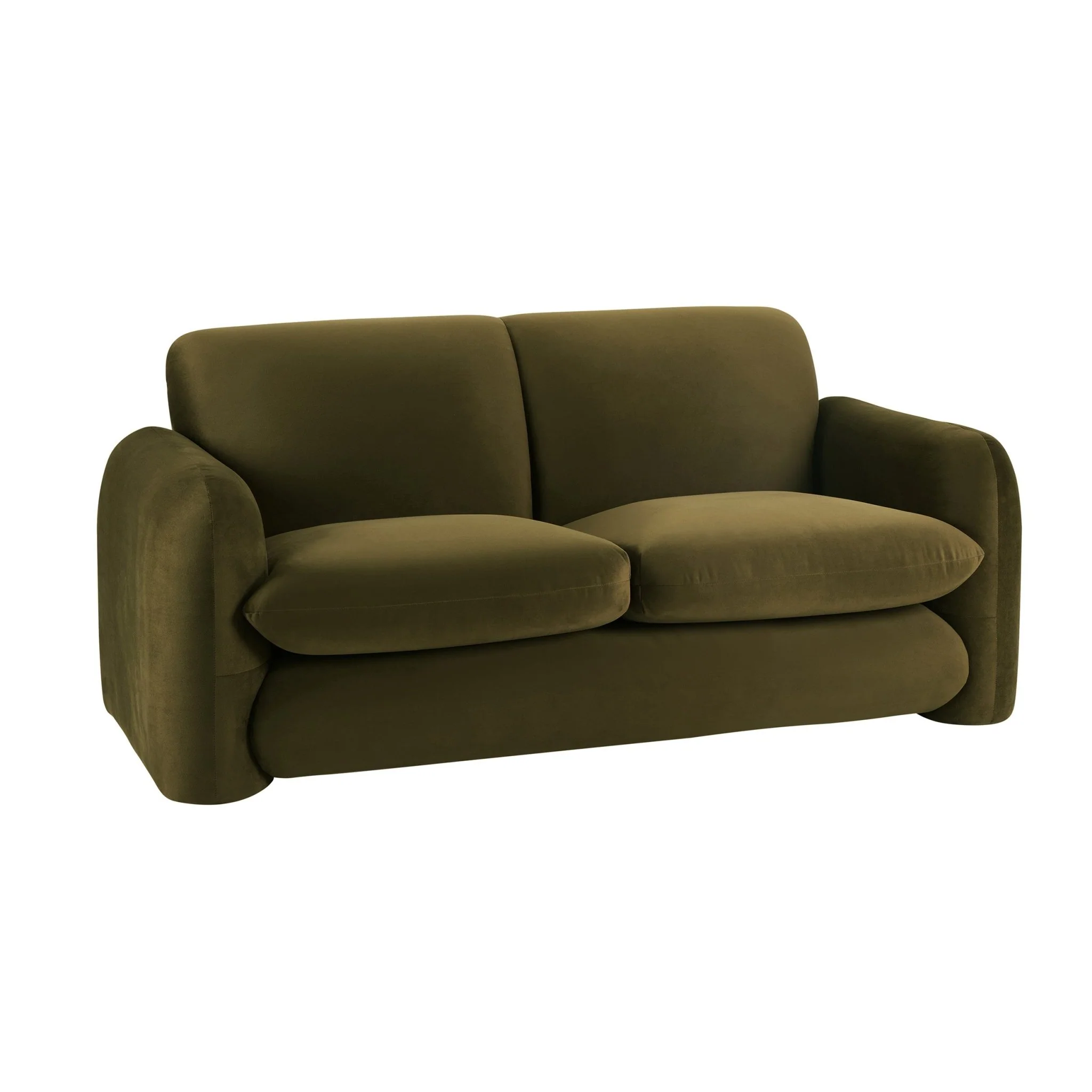 Dublin 2 Seater Sofa - Rich Green - Image 3
