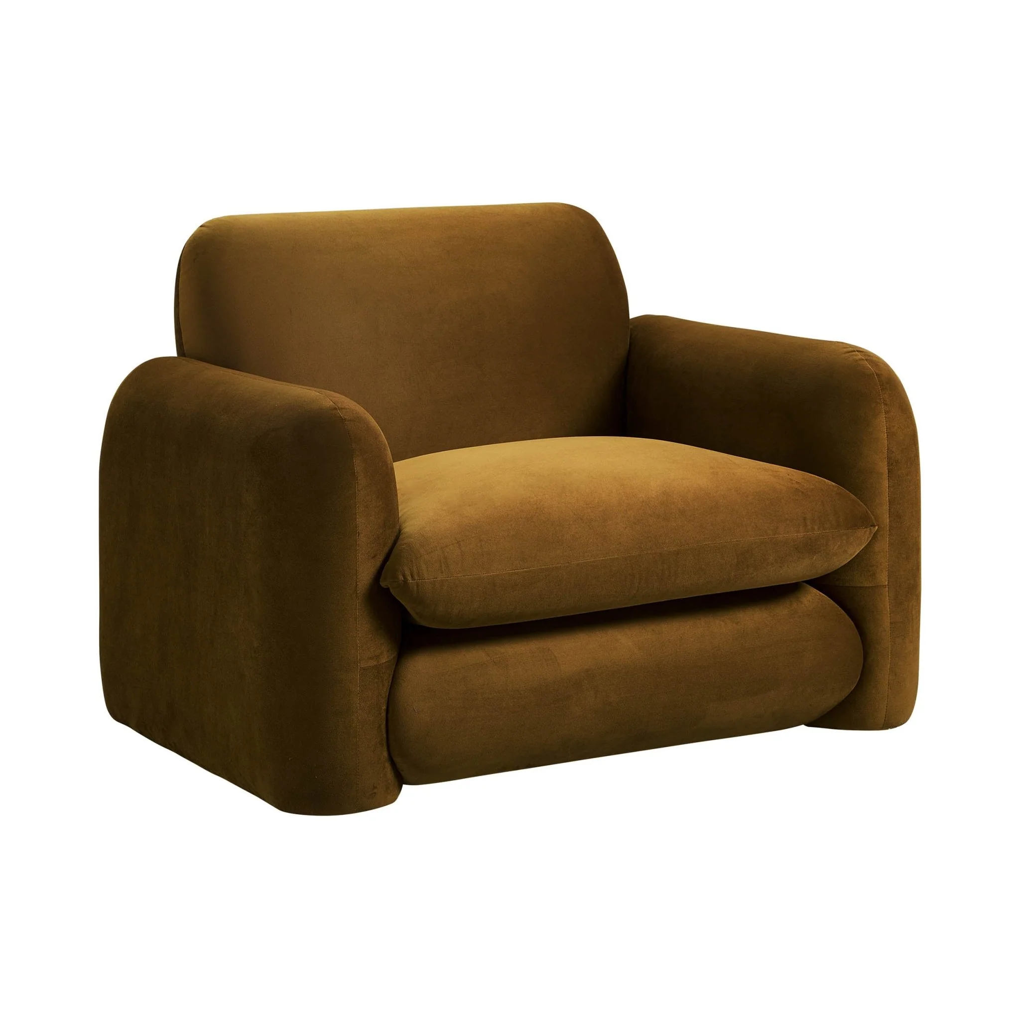 Dublin Loveseat- Muted Gold - Image 4
