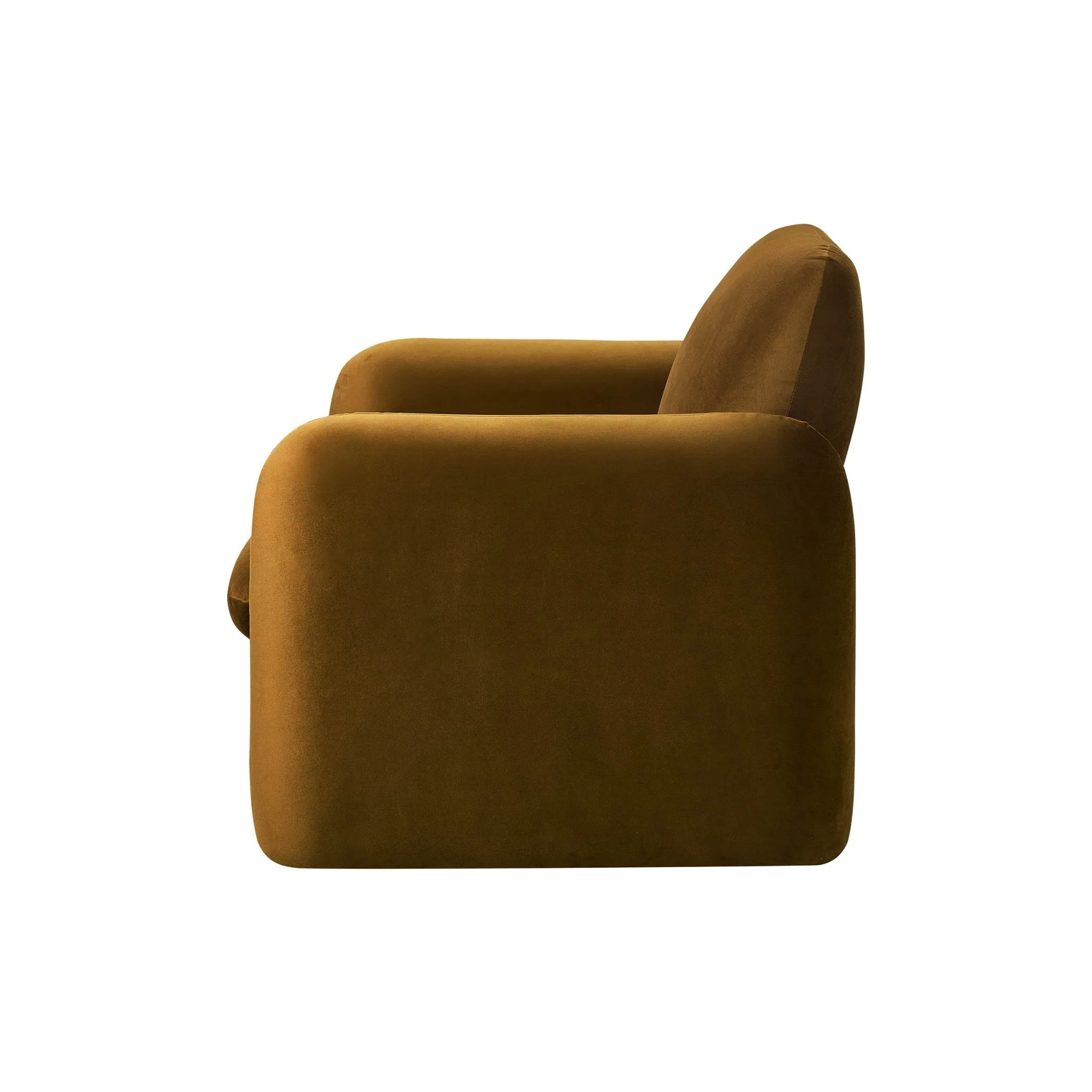 Dublin Loveseat- Muted Gold - Image 5