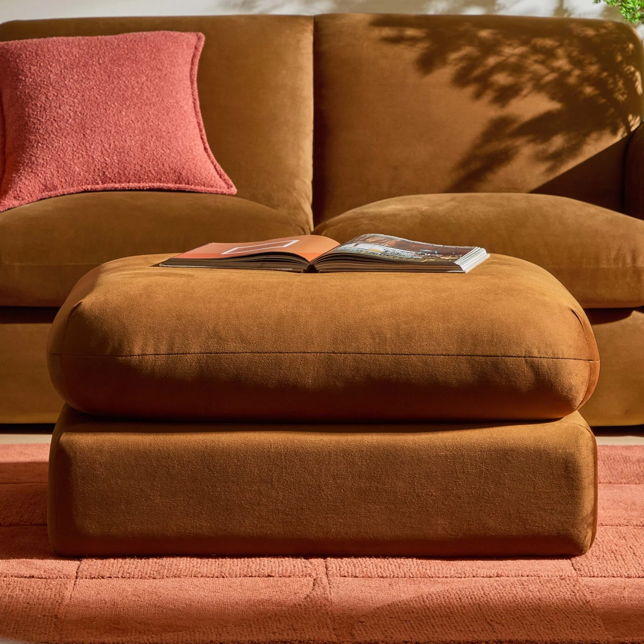 Dublin Pouffe - Muted Gold