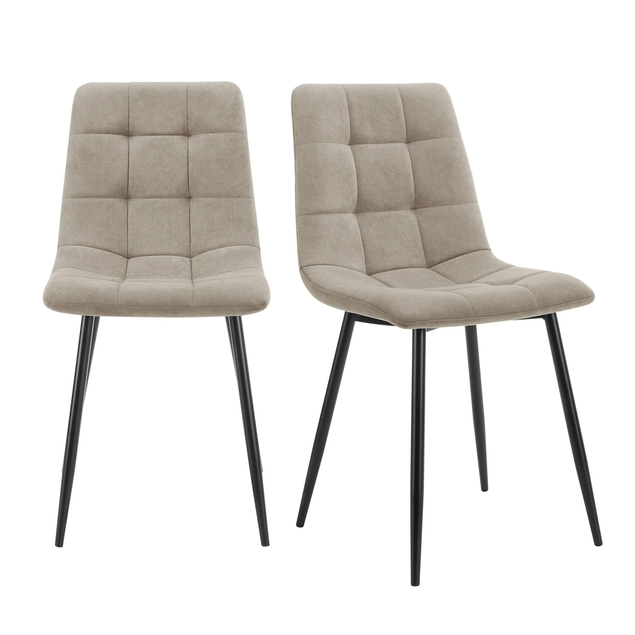 Eden Set of 2 Dining Chairs - Stone - Image 2