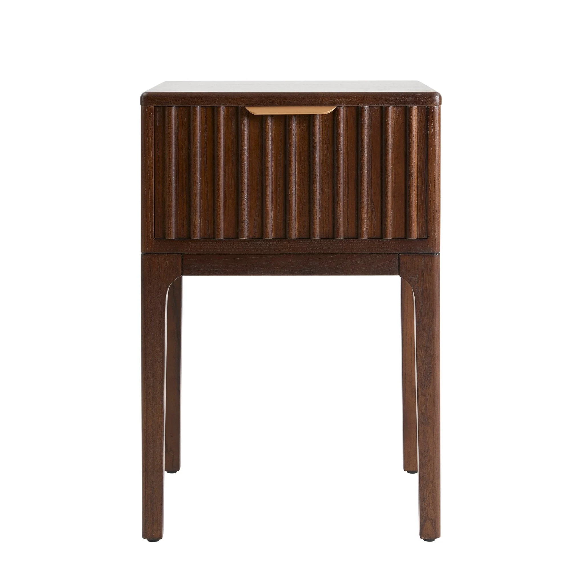 Elena Ash 1 Drawer Nightstand - Walnut - Image 5