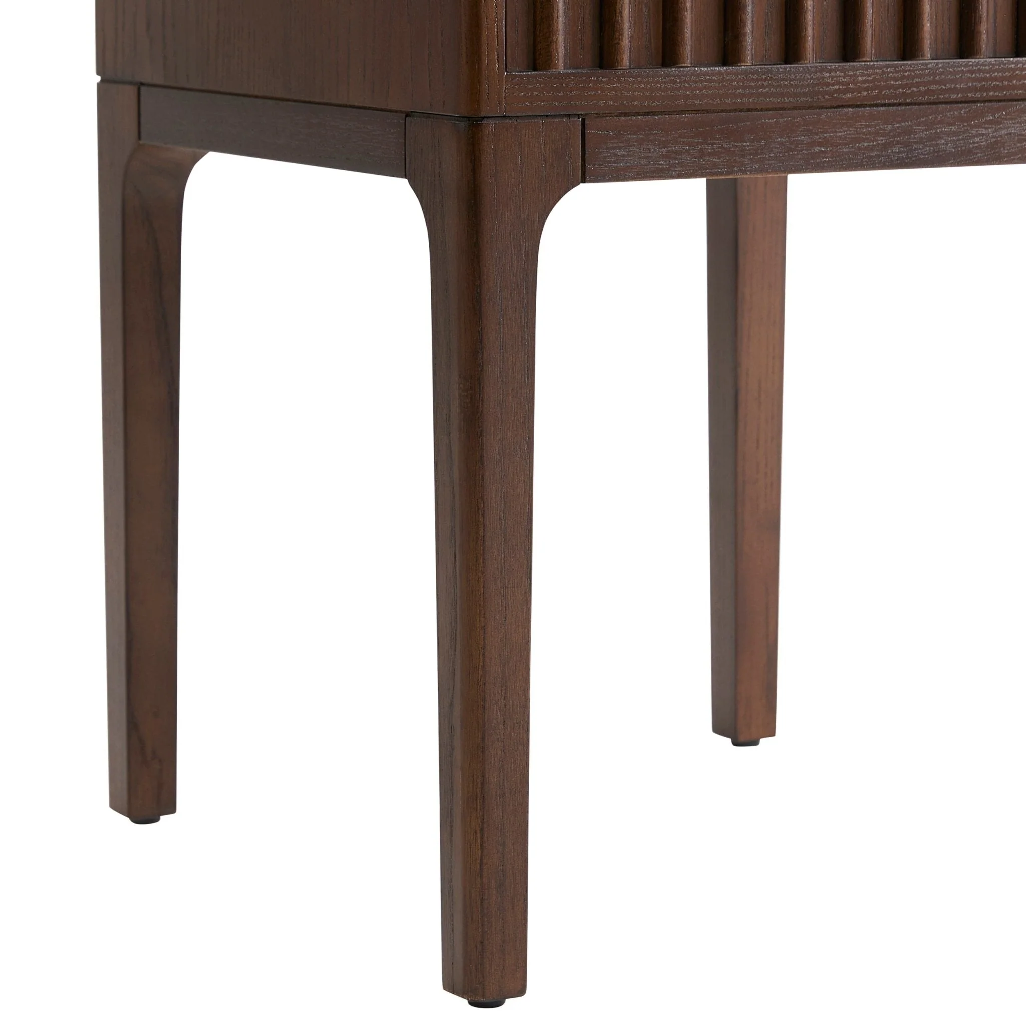 Elena Ash 1 Drawer Nightstand - Walnut - Image 8