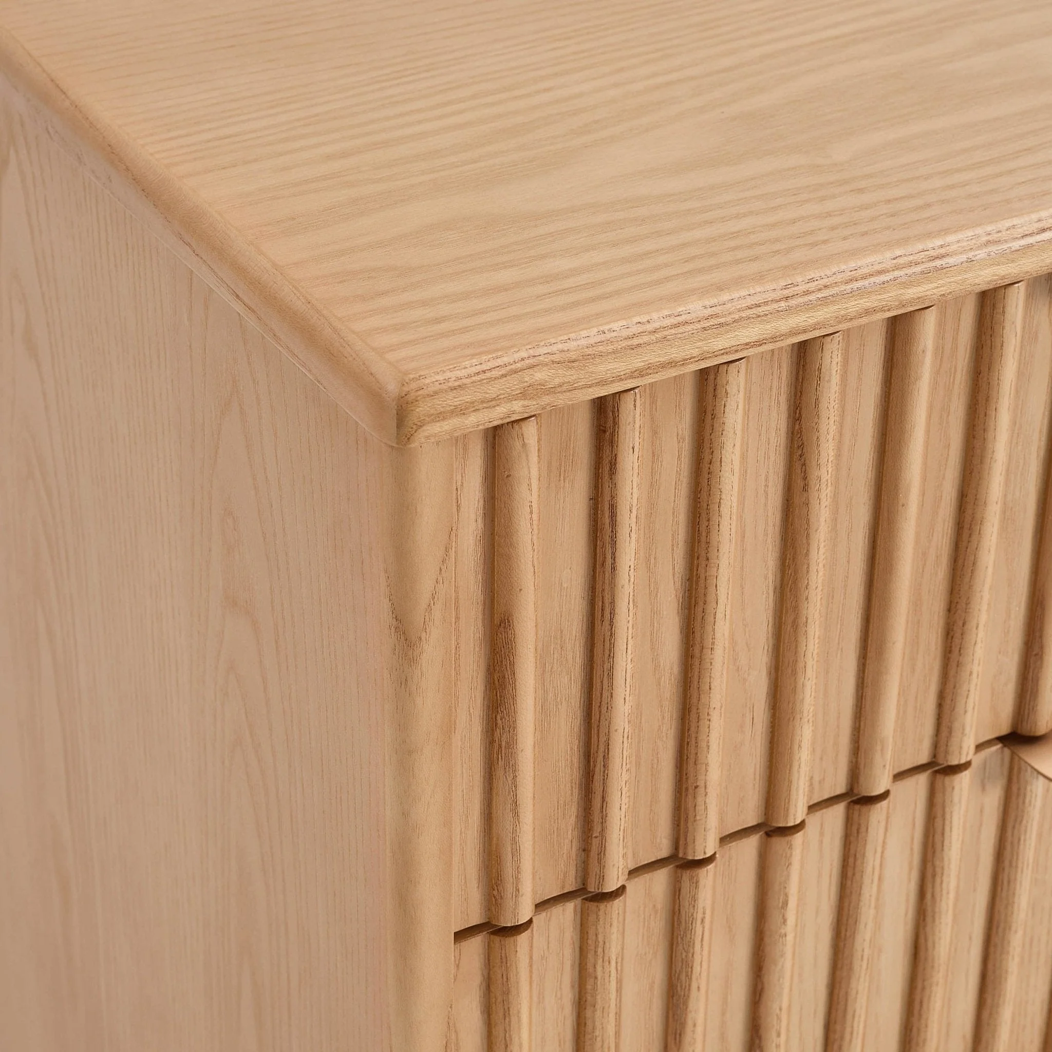 Elena Ash 6 Drawer Chest - Light Wood - Image 4