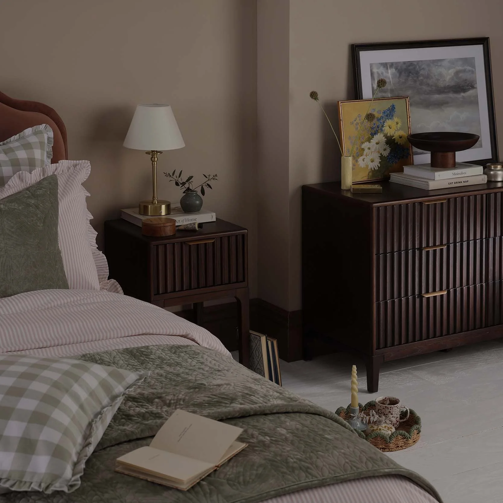 Elena Ash 6 Drawer Chest - Walnut - Image 2