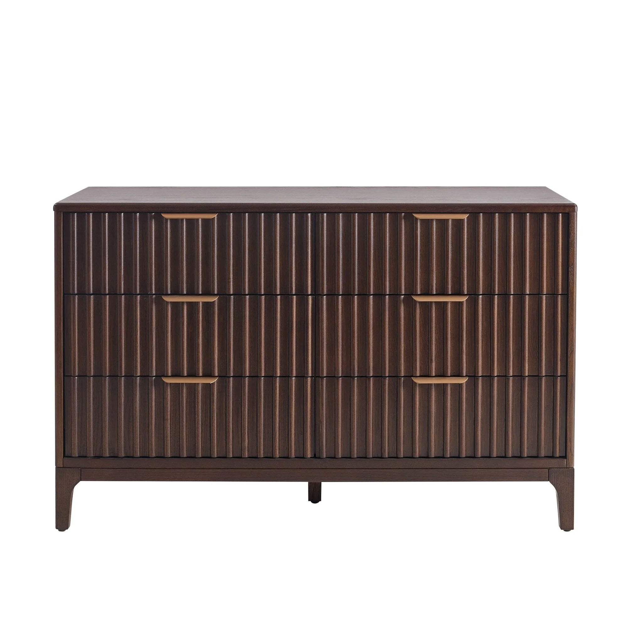 Elena Ash 6 Drawer Chest - Walnut - Image 3