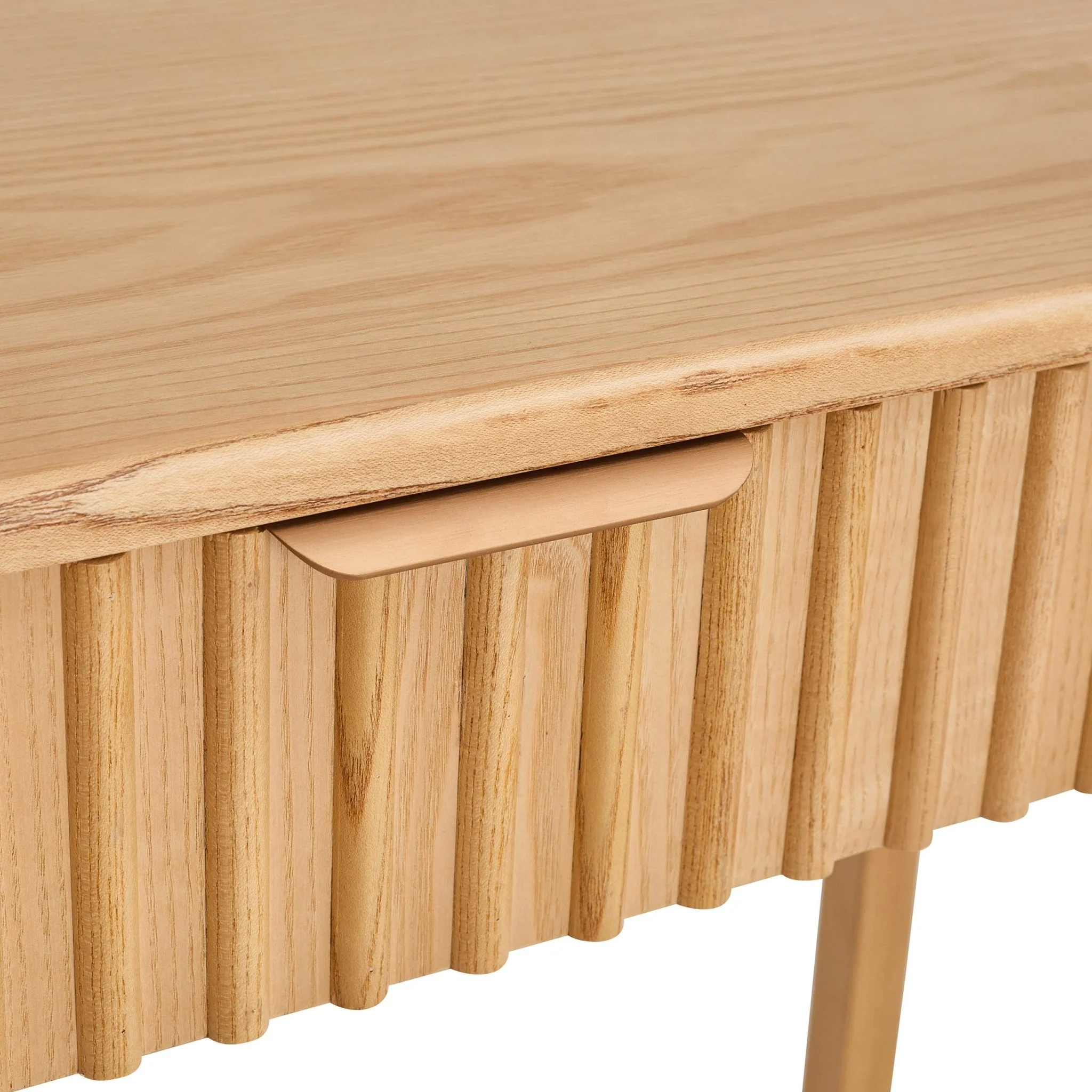 Elena Ash Desk - Light Wood - Image 7