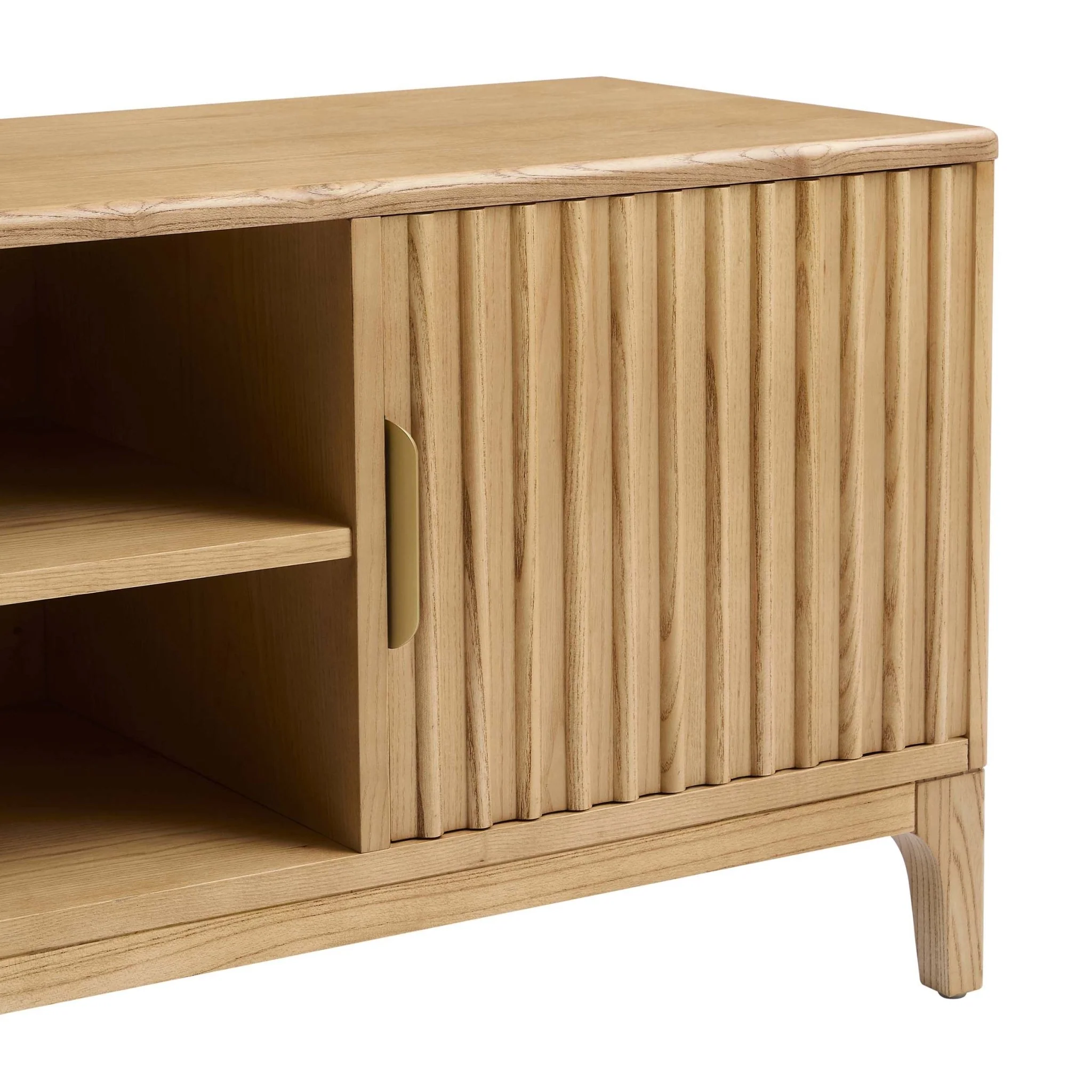 Elena TV Unit for TVs up to 60" - Light Wood - Wood Veneer - Image 7