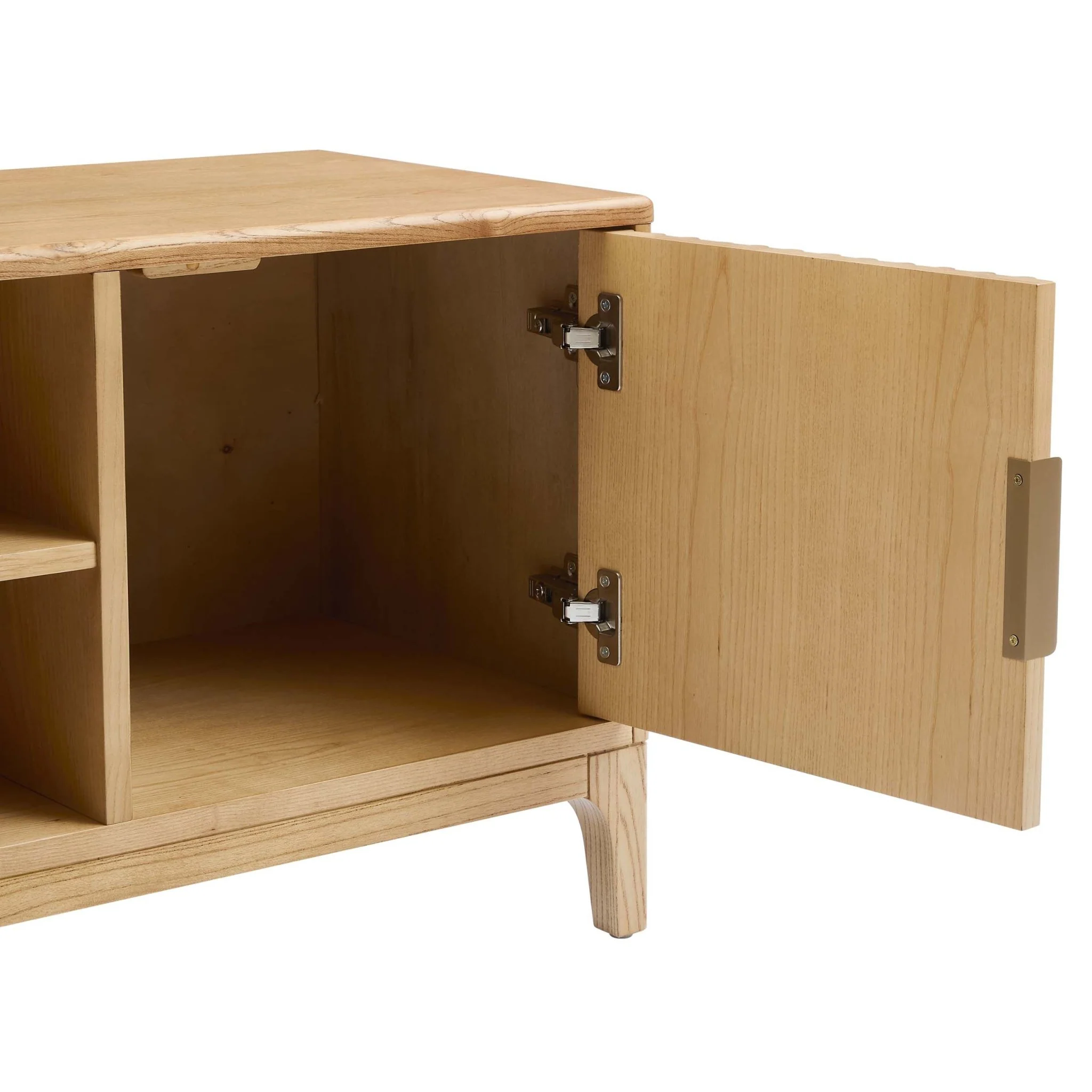 Elena TV Unit for TVs up to 60" - Light Wood - Wood Veneer - Image 8