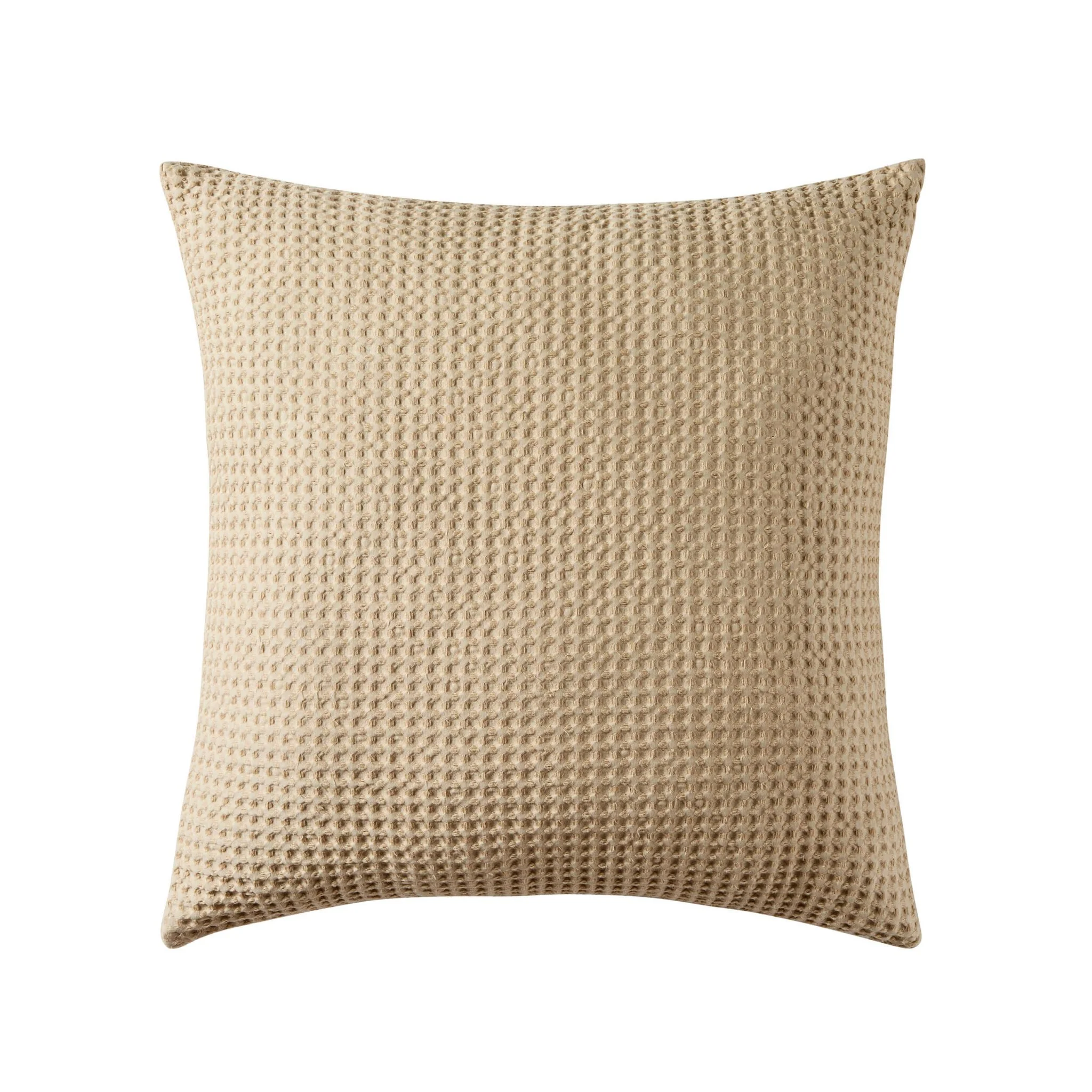 Eleni Cotton Waffle Stonewash Cushion Cover - Natural - Image 3