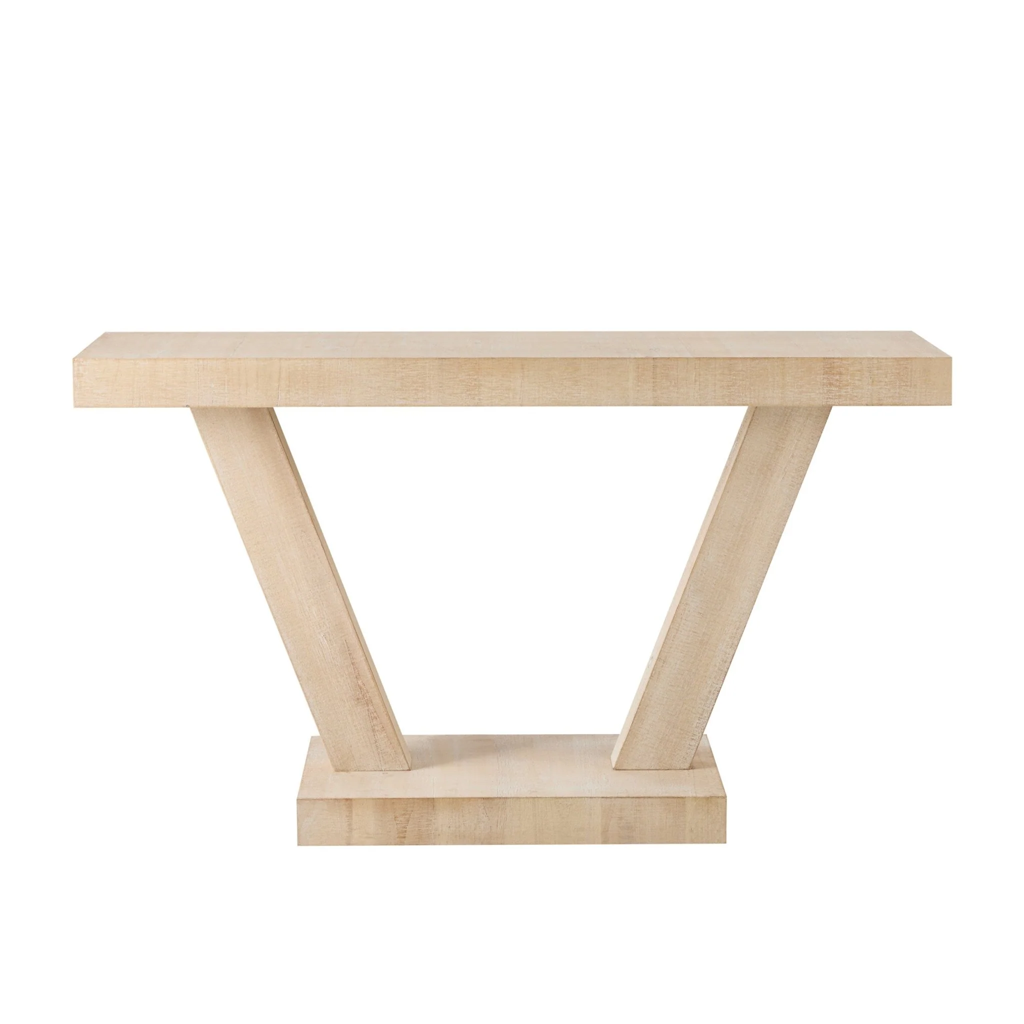 Elina Console Table - Washed Wood - Image 3