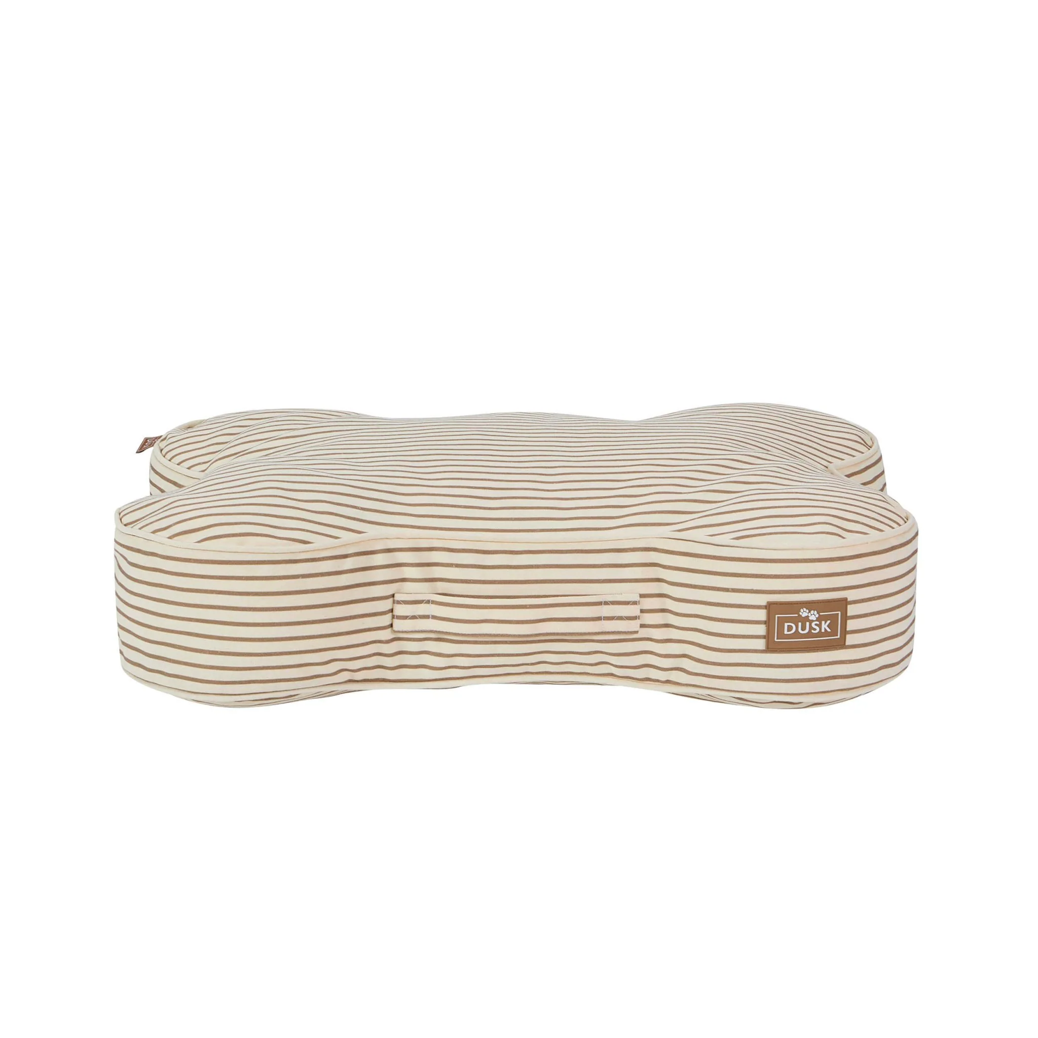 Elio Bone Shaped Striped Pillow Bed - Natural - Image 3