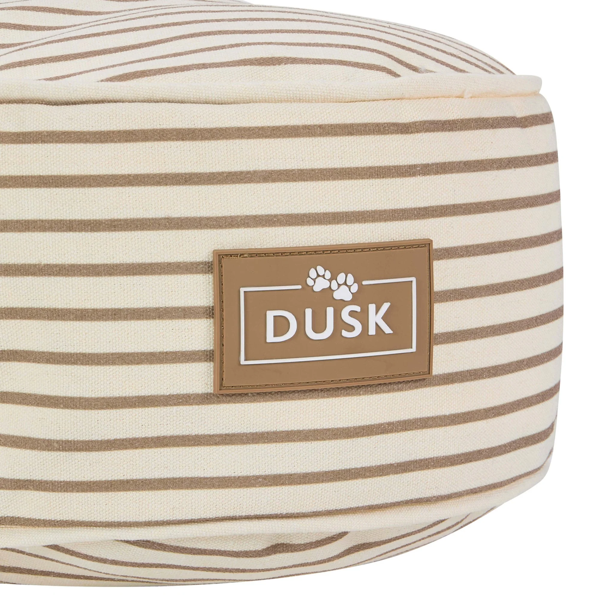 Elio Bone Shaped Striped Pillow Bed - Natural - Image 4