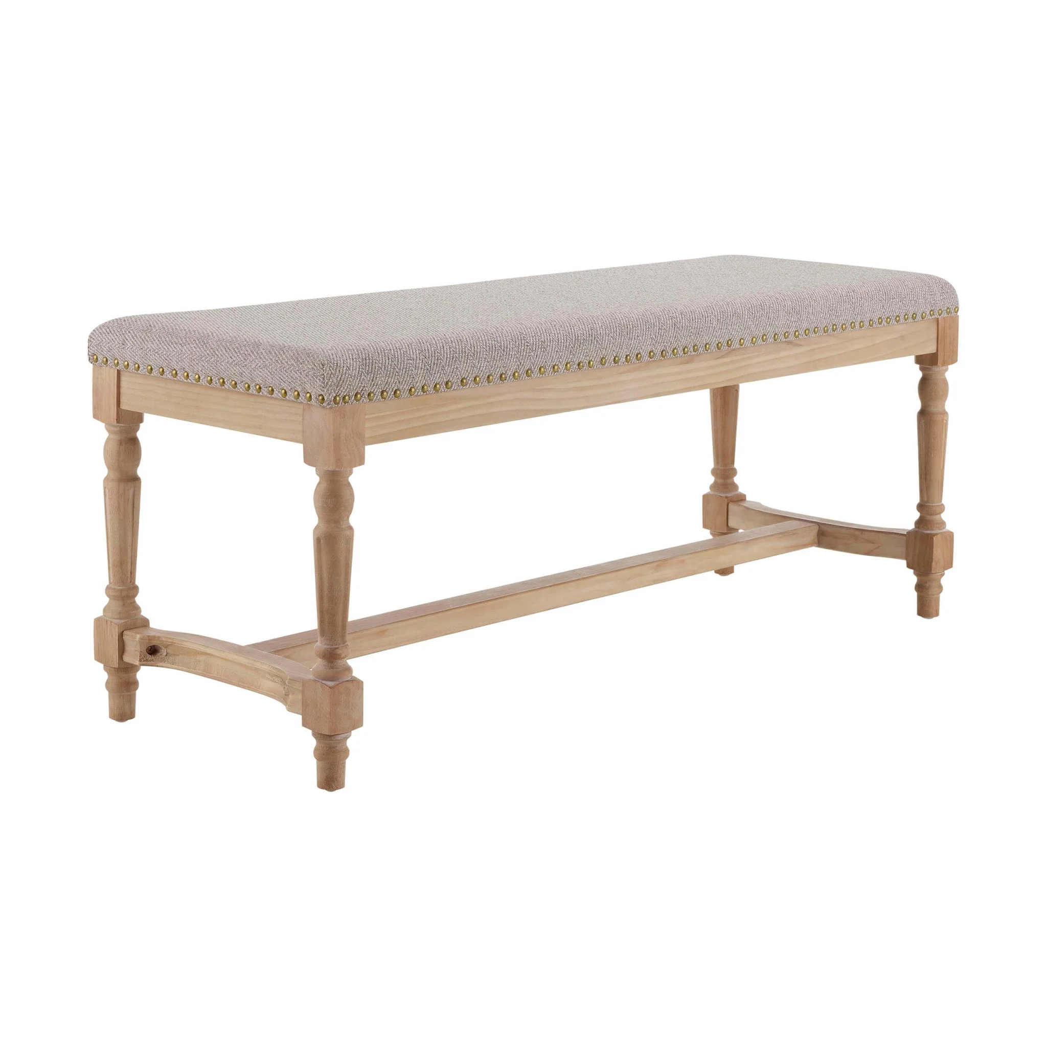 Emley Bench - Natural Chevron - Image 2