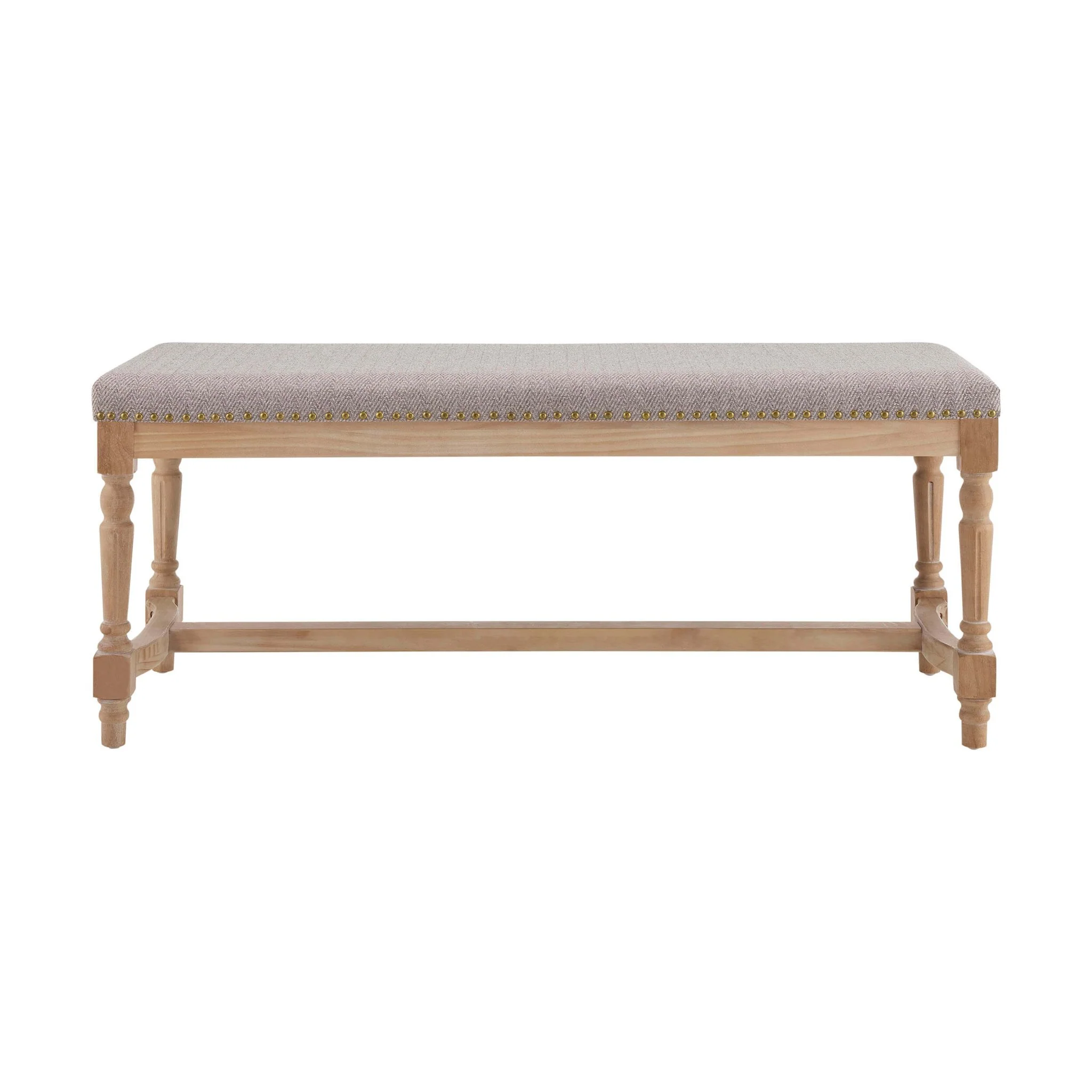 Emley Bench - Natural Chevron - Image 3