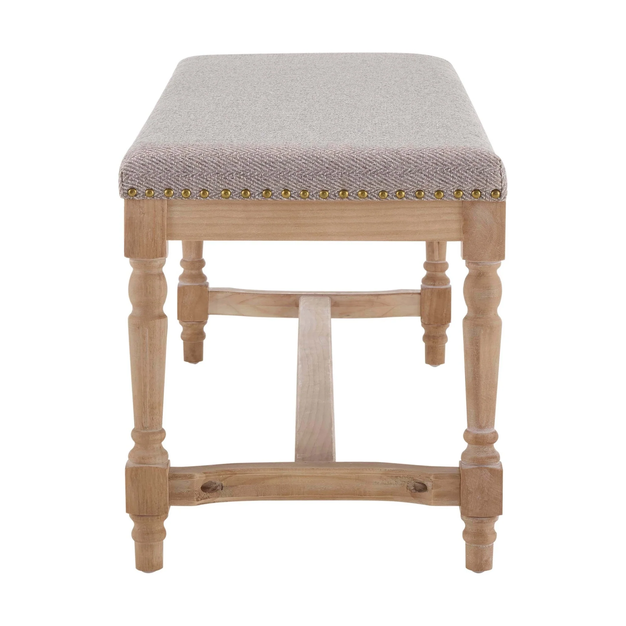 Emley Bench - Natural Chevron - Image 4