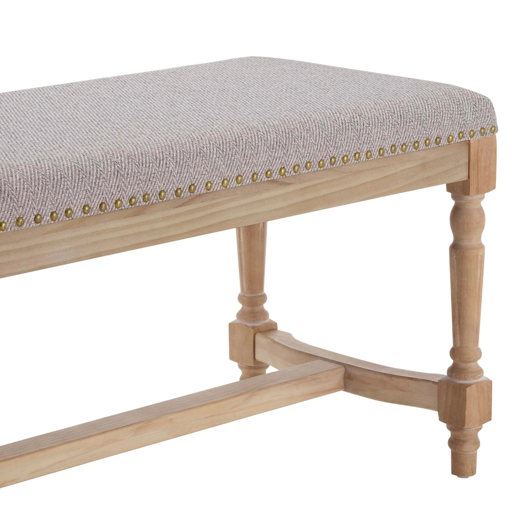 Emley Bench - Natural Chevron - Image 5