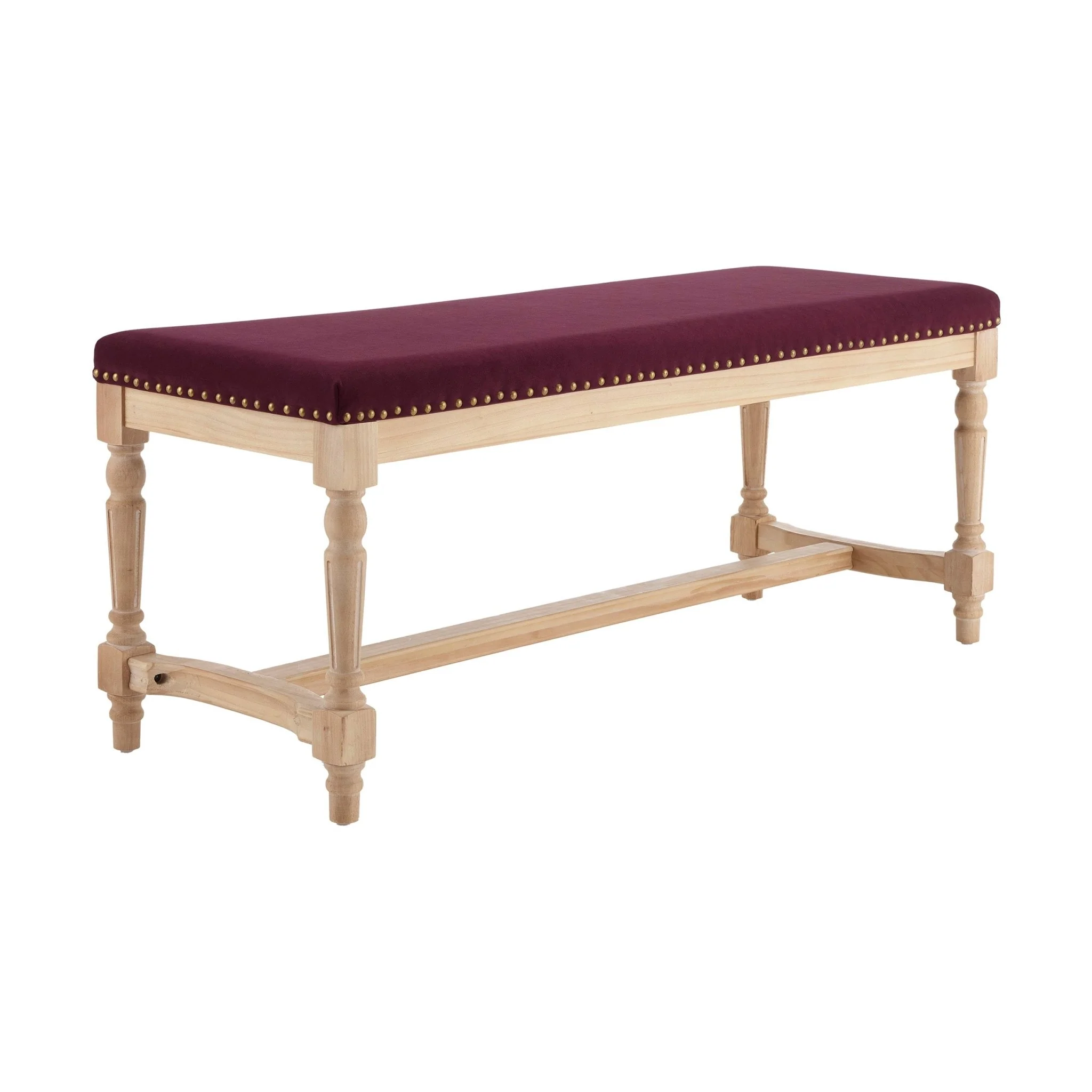Emley Bench - Plum - Image 3