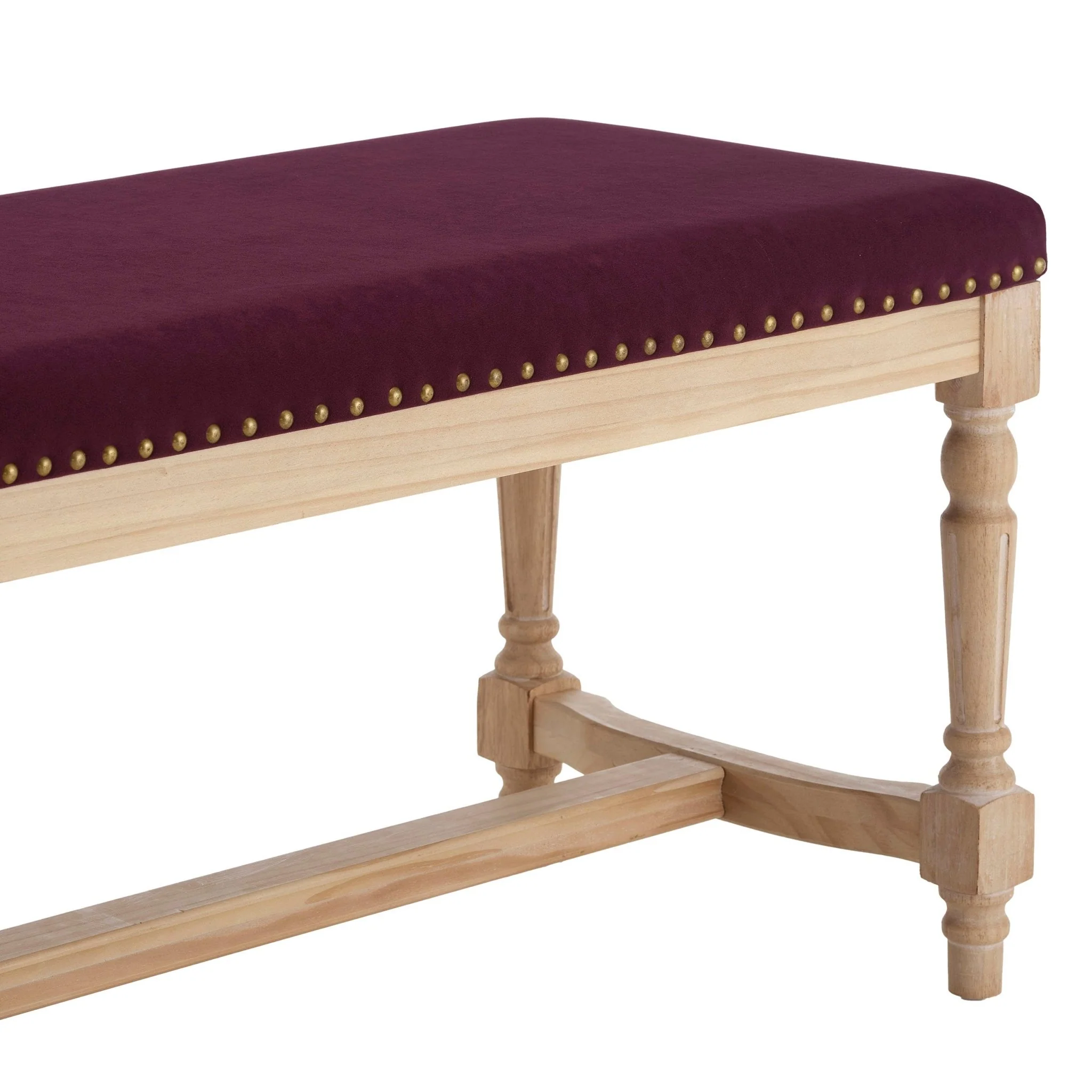 Emley Bench - Plum - Image 5