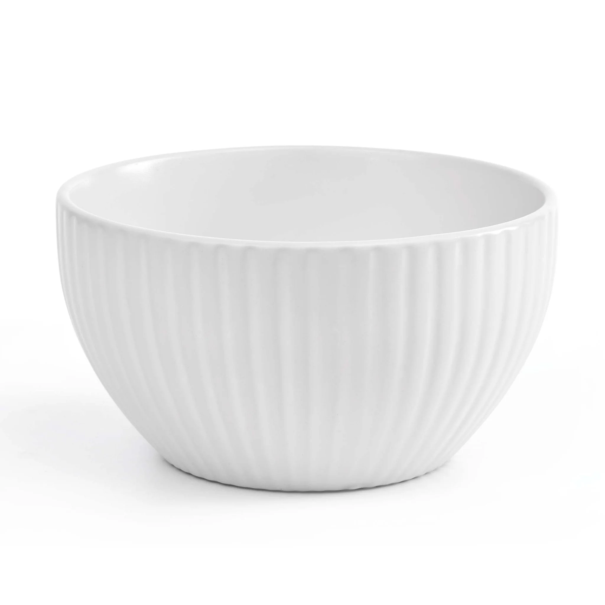 Ethan Embossed Stoneware 12 Piece Dinner Set - White - Image 6