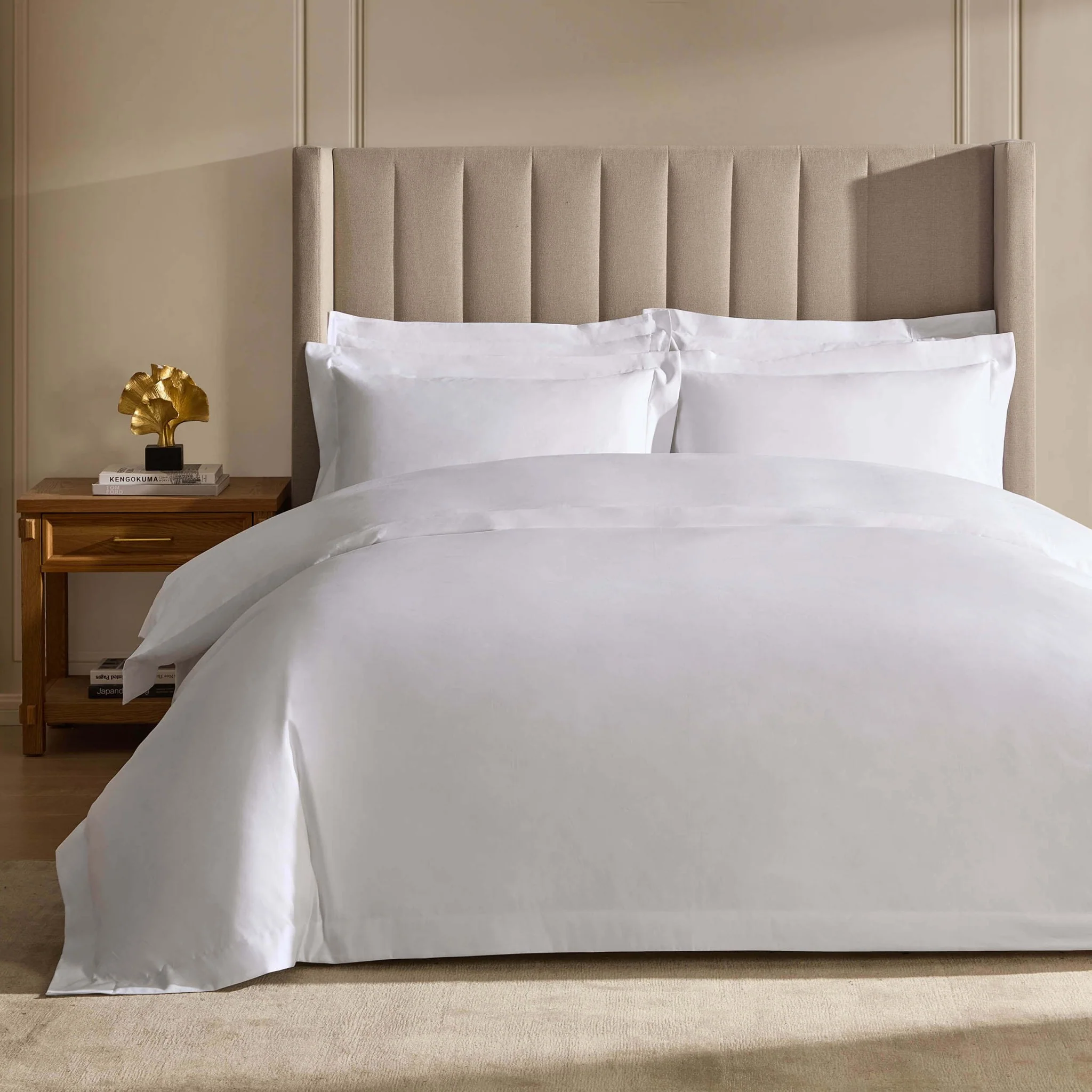 Everly 1200 Thread Count Duvet Cover - White
