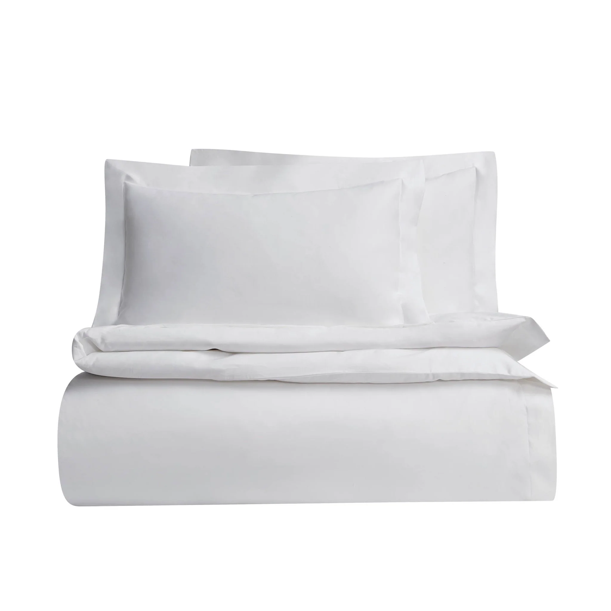 Everly 1200 Thread Count Pair of Oxford Pillowcases - White - Image 3