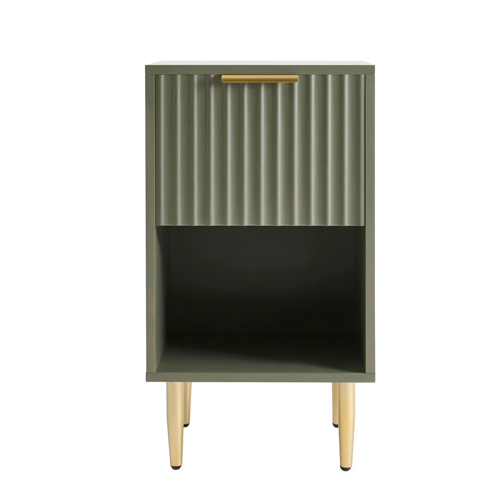 Evie 1 Drawer Nightstand - Vetiver - Image 2