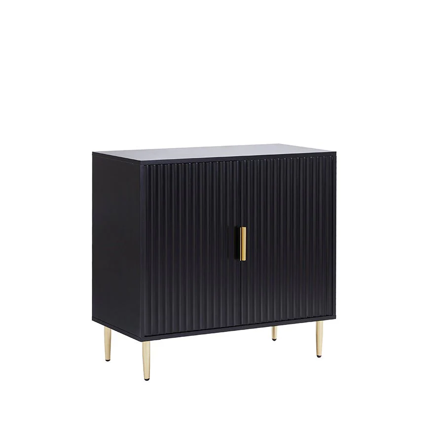 Evie 2 Door Sideboard - Black - Image 4