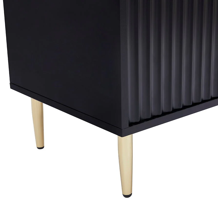 Evie 2 Door Sideboard - Black - Image 7