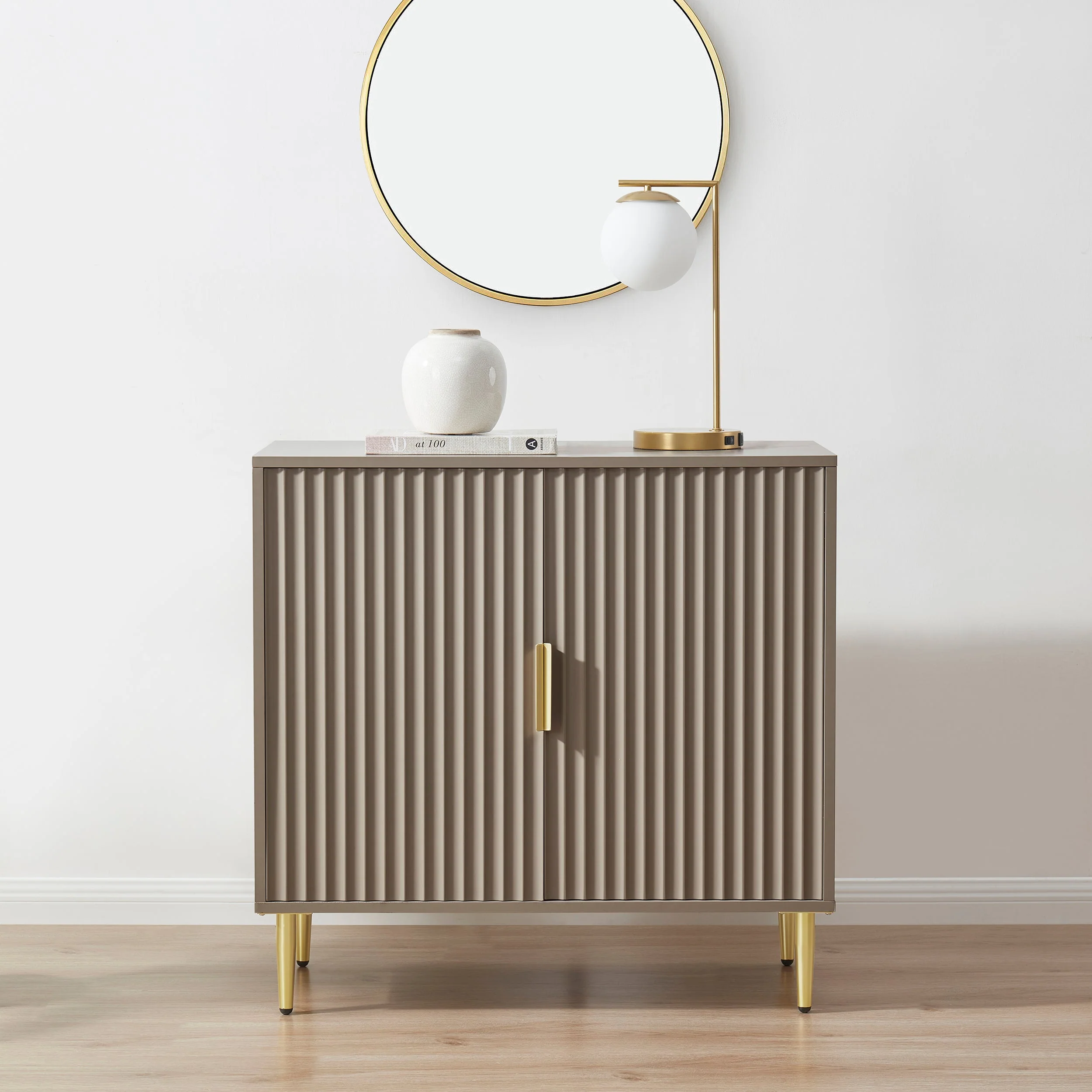 Evie 2 Door Sideboard - Taupe - Image 4