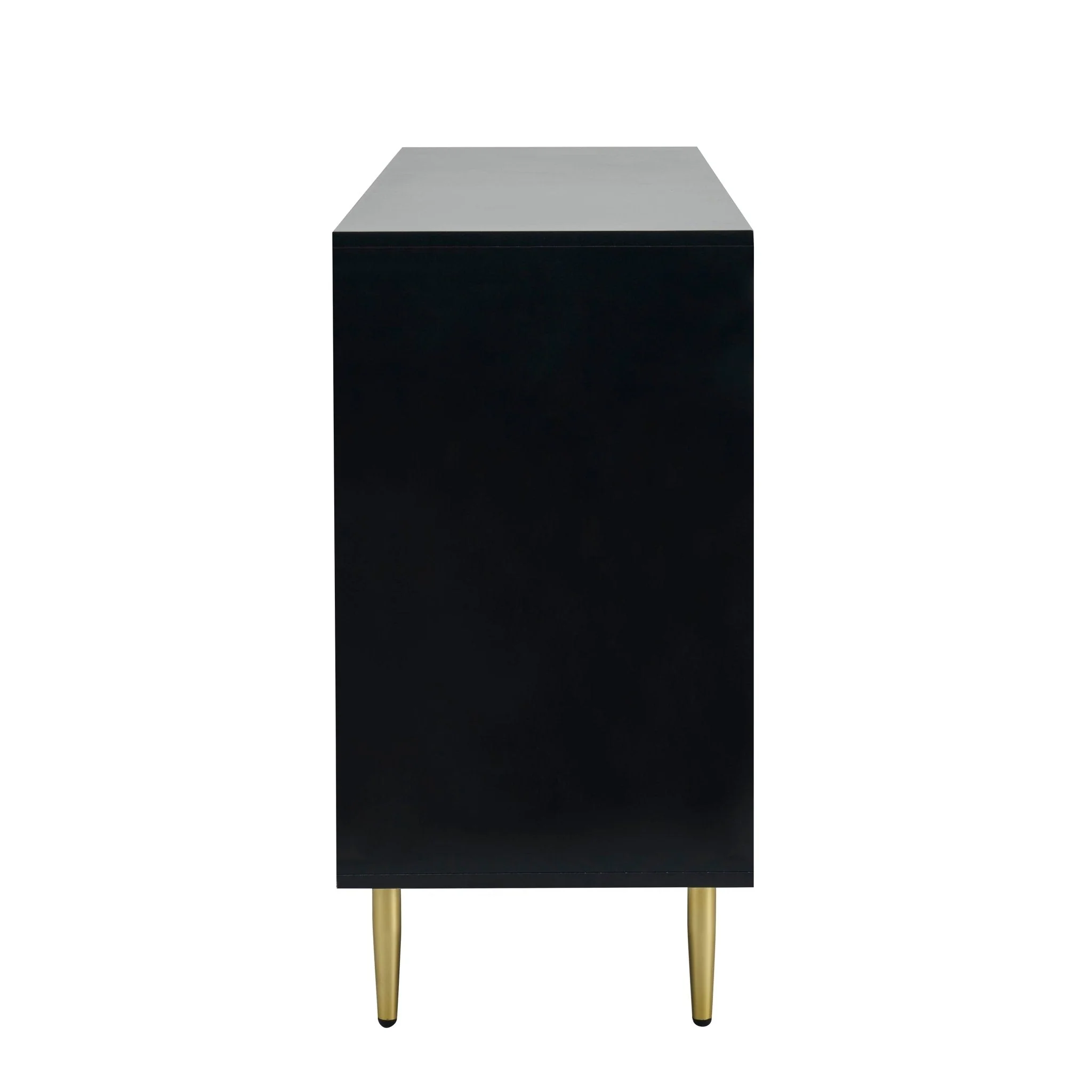 Evie 2 Door Sideboard with Drawers - Black - Image 3