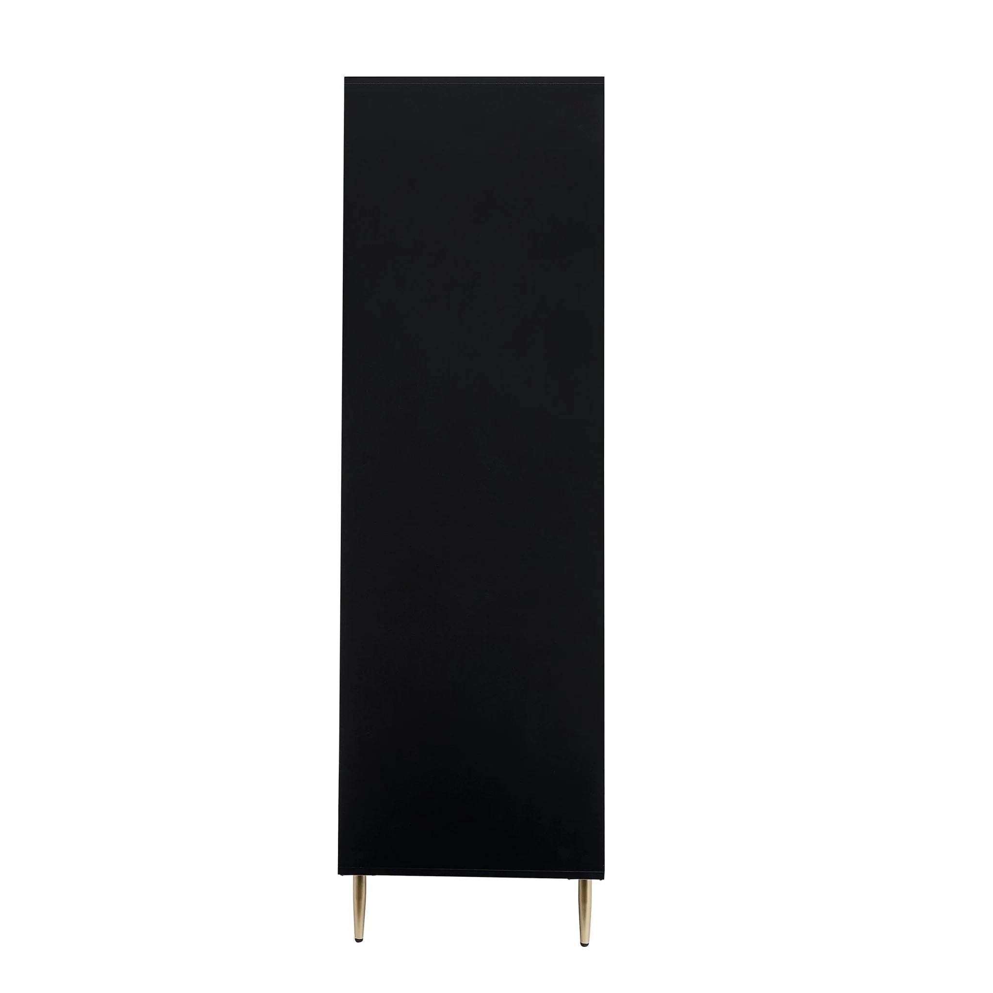 Evie 2 Door Wardrobe with Drawer - Black - Image 7