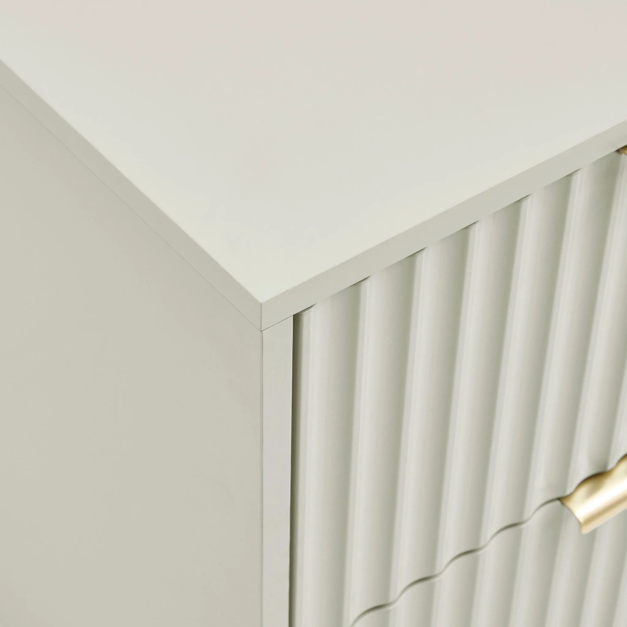 Evie 2 Drawer Bedside Table - Sage Green - Image 7